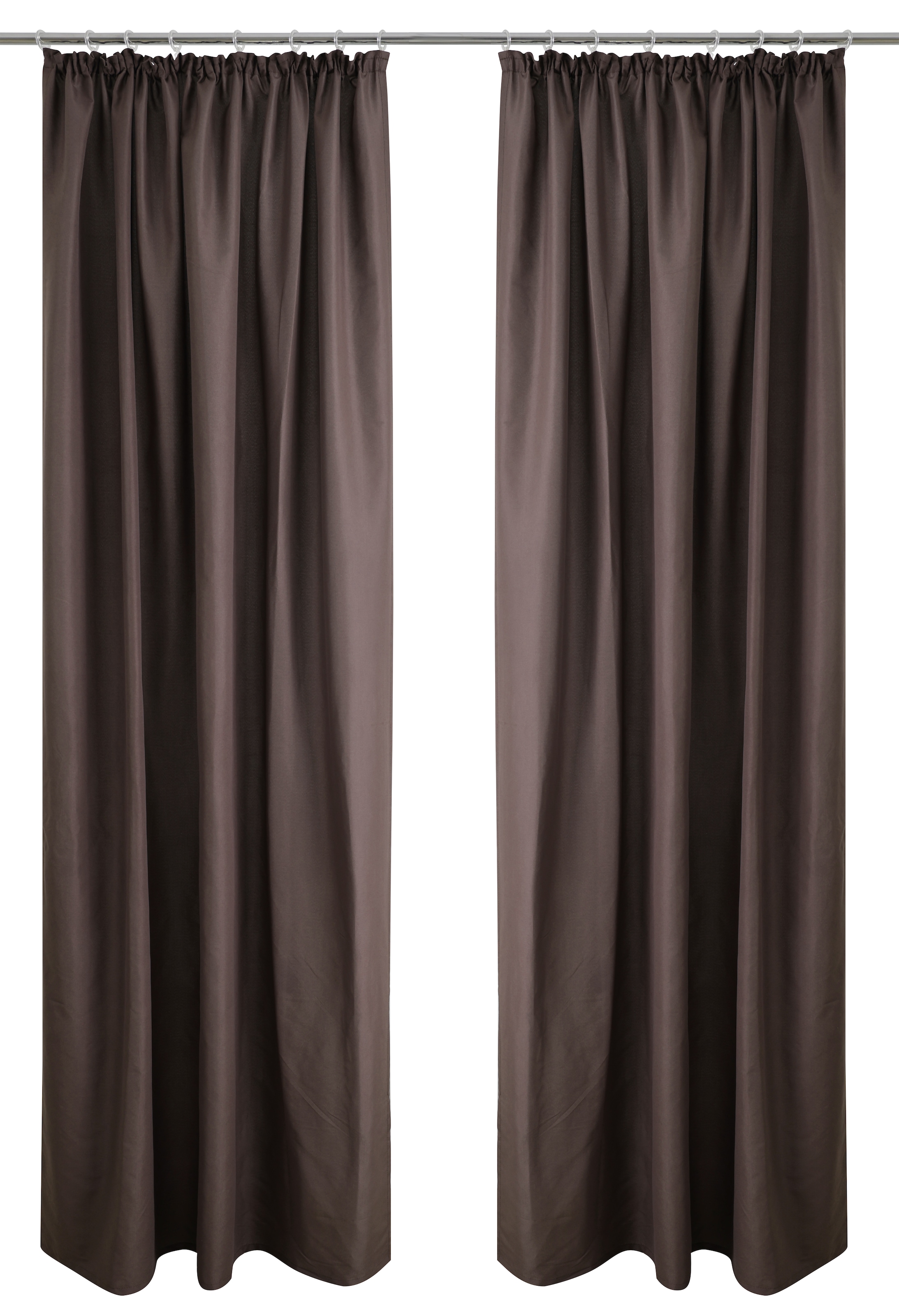 Bruno Banani Vorhang »Lagan«, (2 St.), 2-er Set, gewebt, Microfaser, versch. Größen, einfarbig, Bestseller