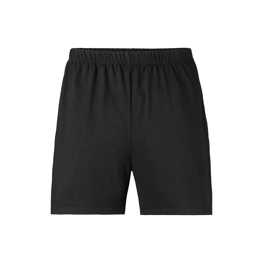 le jogger® Shorty, (Packung, 2 Stück), Oberteile mit Allovermuster