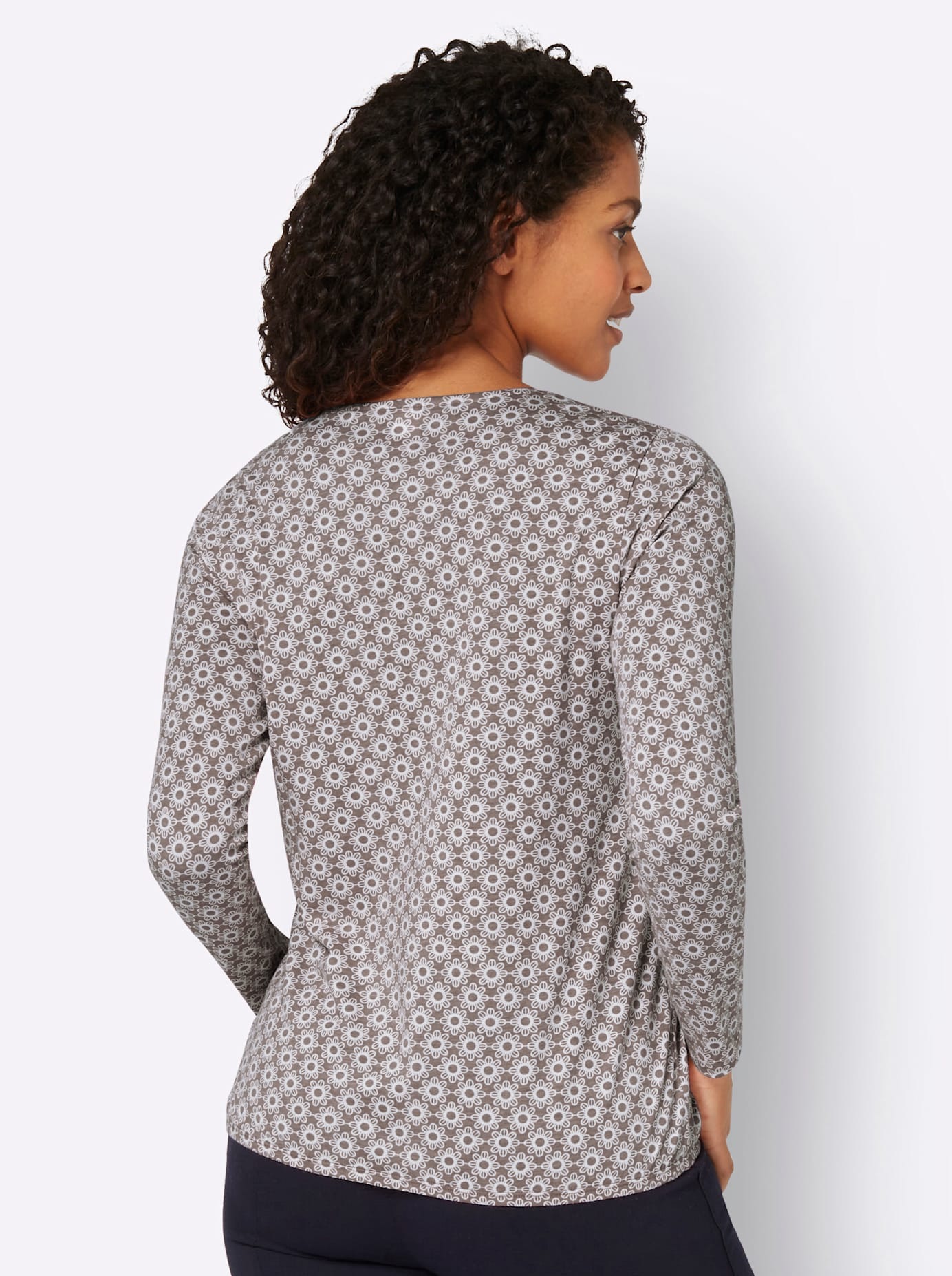 Inspirationen Langarmshirt »Druck-Shirt«, (1 tlg.)