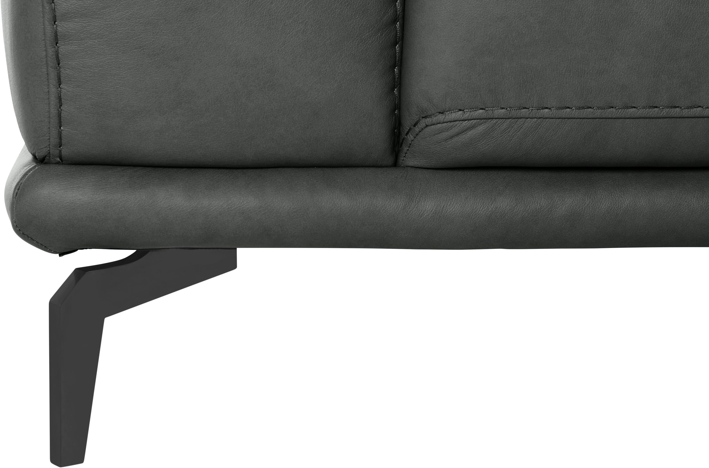 W.SCHILLIG 2-Sitzer »montanaa«, mit Metallfüßen in Schwarz pulverbeschichtet, Breite 192 cm