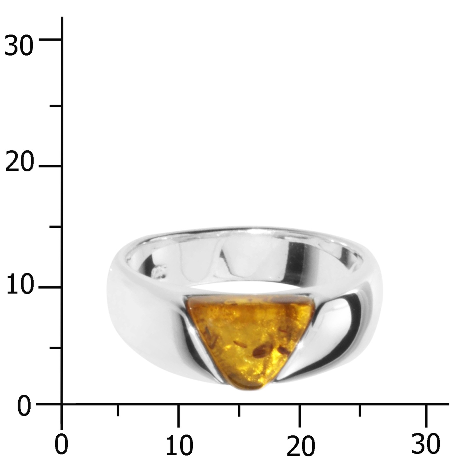 OSTSEE-SCHMUCK Fingerring »- Asta - Silber 925/000 - Bernstein«