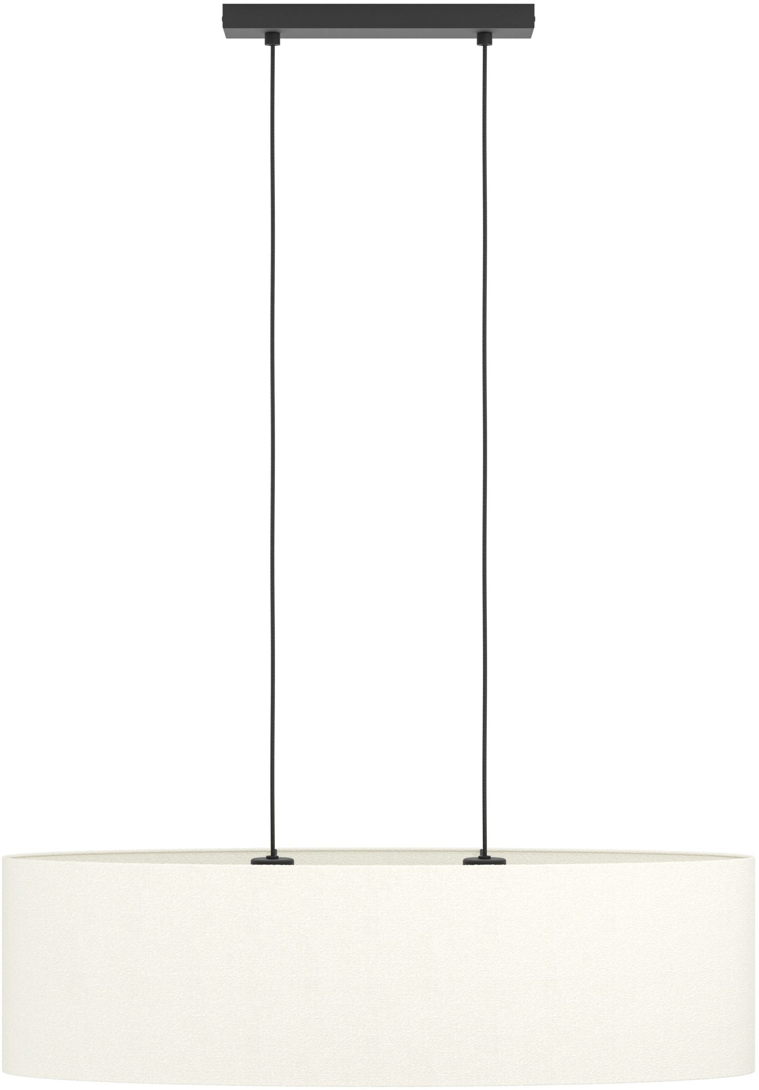 EGLO Hängeleuchte »FEBRES Pendellampe - Stahl - E27 - 2X60W - IP20« E27 1 Stk. Hängelampe, Deckenlampe, Wohnzimmer, Esszimmer, L78 x B22 x H110 cm
