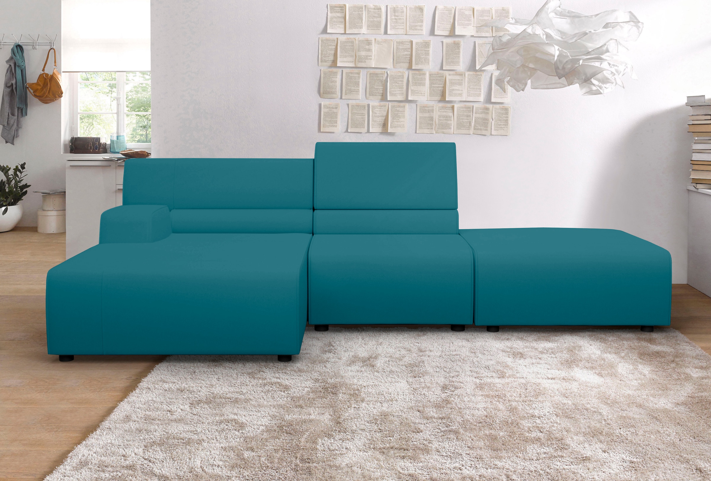 Egoitaliano Ecksofa »Babouche, Designsofa mit außergewöhnlichem Sitzkomfort zum Wohlfühlen«