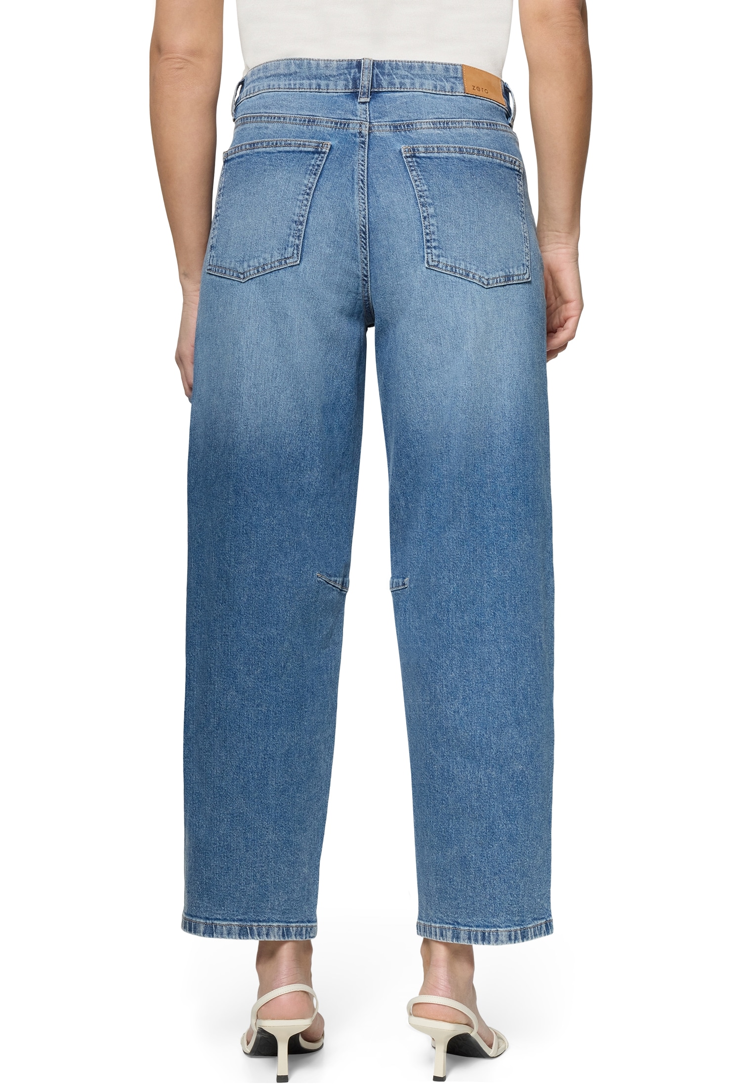 Zero 5-Pocket-Hose »Modern fit Jeans mit Waschung«