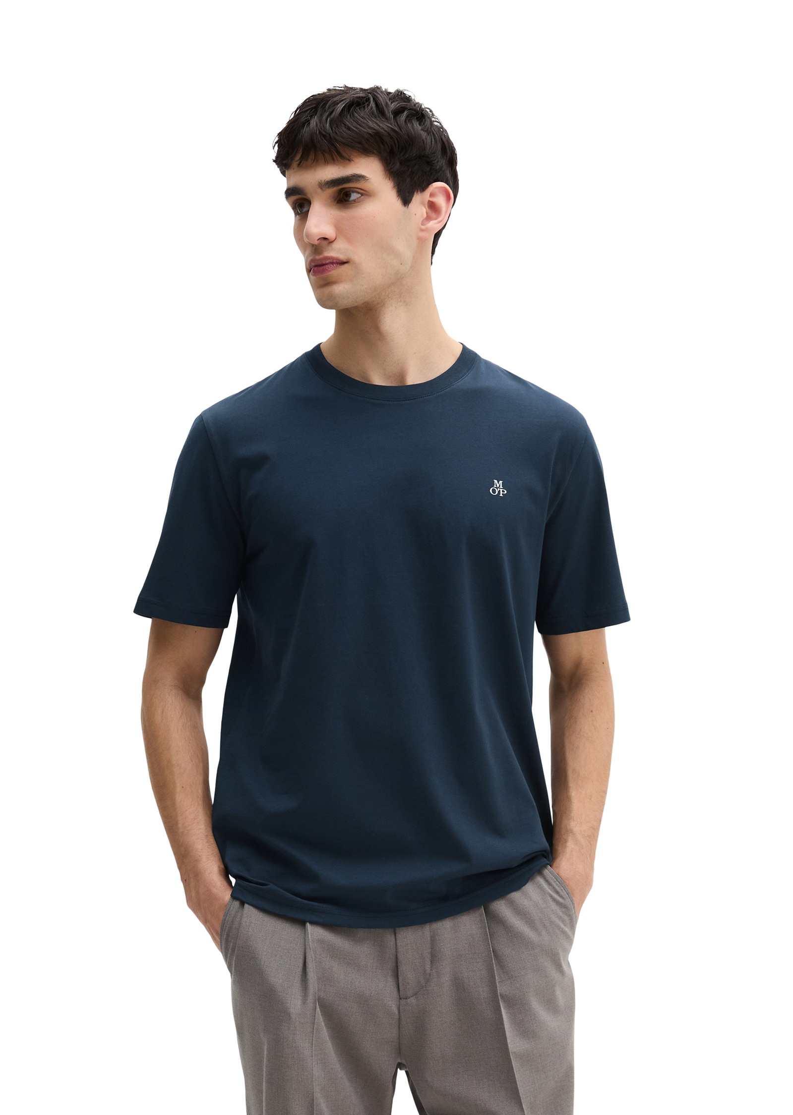 Marc O'Polo T-Shirt Packung, 3 Dreierpack, regular fit aus reiner Bio-Baumwolle