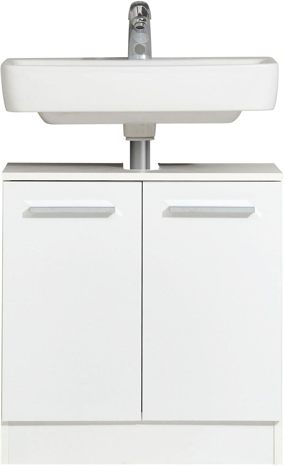 Saphir Badmöbel-Set »Quickset 335 5-teilig, Waschbeckenunterschrank mit LED-Spiegelschrank«, (5 St.), Hochschrank, Unterschrank, Hängeschrank, inkl. Türdämpfer, 7 Türen
