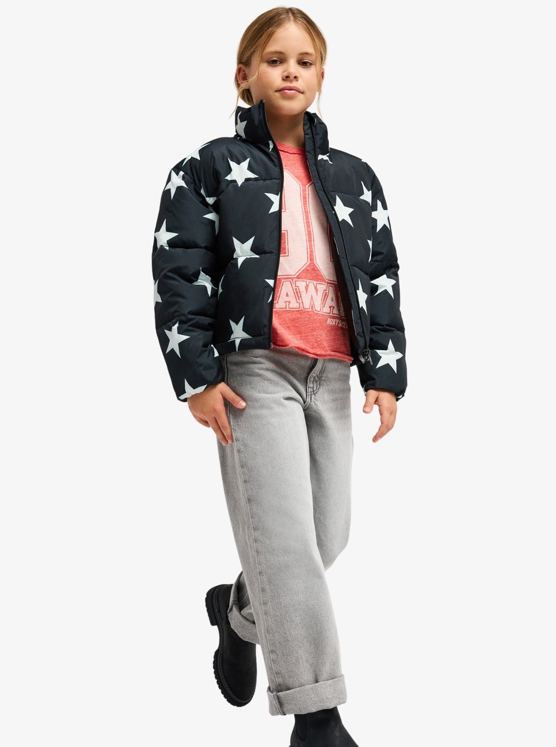 Roxy Steppjacke »VISTA LOVE« für Teens, mit Futter und Wattierung aus Polyester