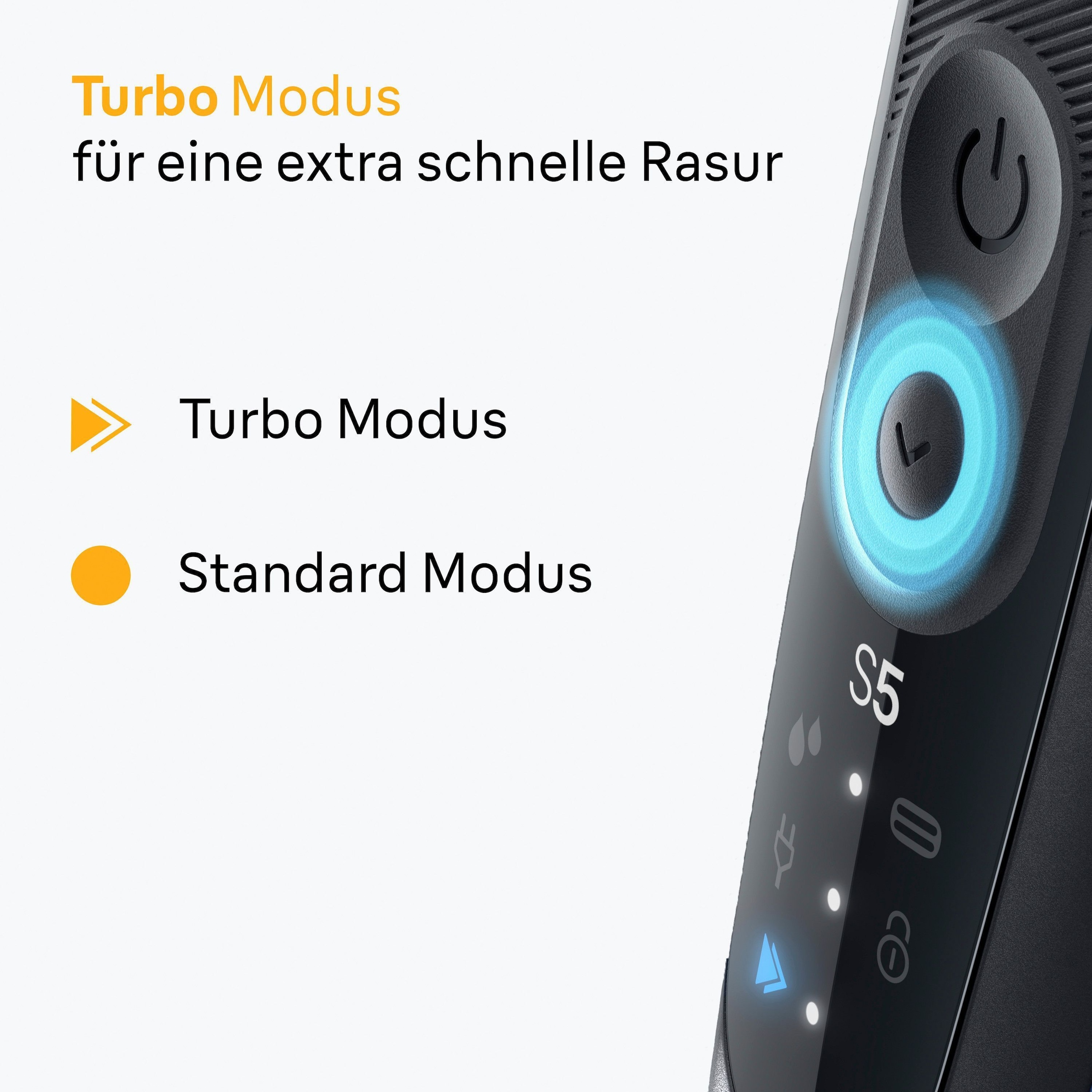 Braun Elektrorasierer »Series 5 52-B1600s« 1 Stk. Aufsätze 100% wasserdicht, Körperpflege-Aufsatz, Bis zu 50 Min, Made in Germany