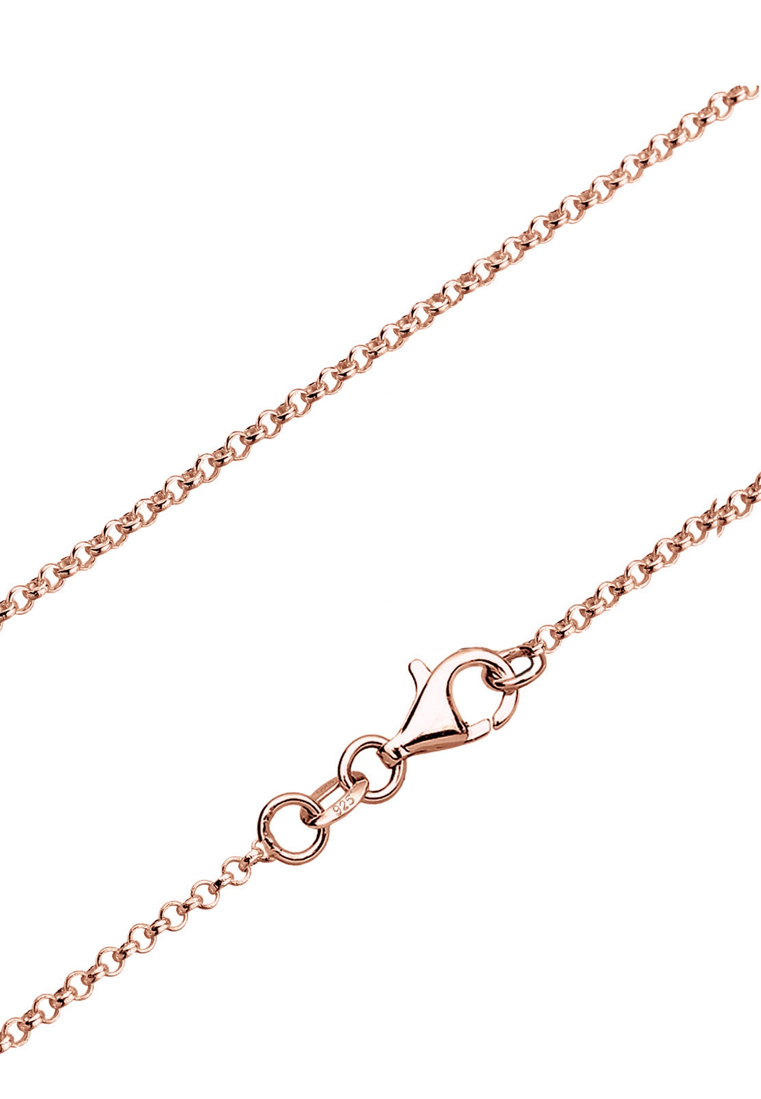 Elli Kette mit Anhänger »Halskette mit Lotusblume Blüte Glücksbringer 925 Silber«