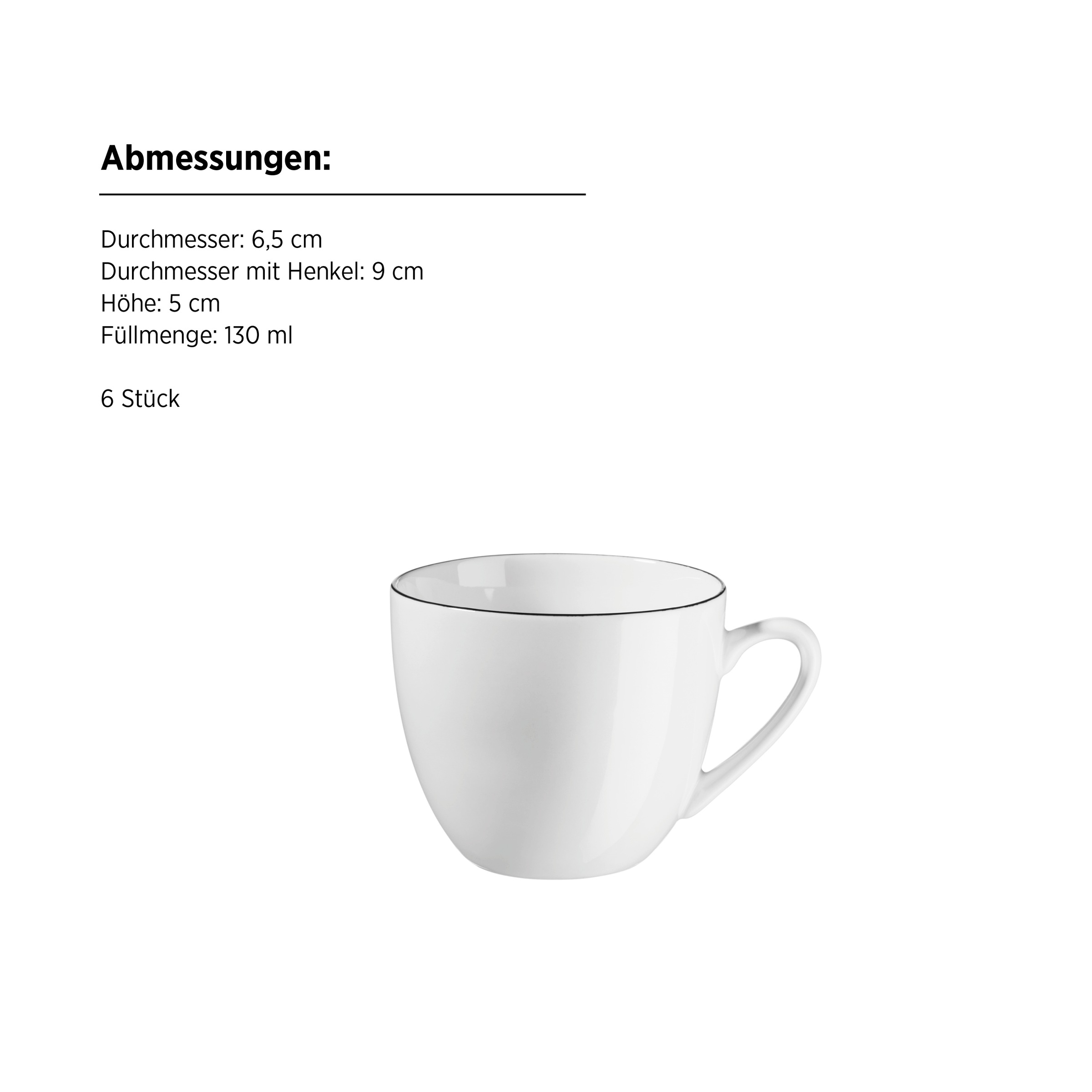 MÄSER Tasse »Felise«