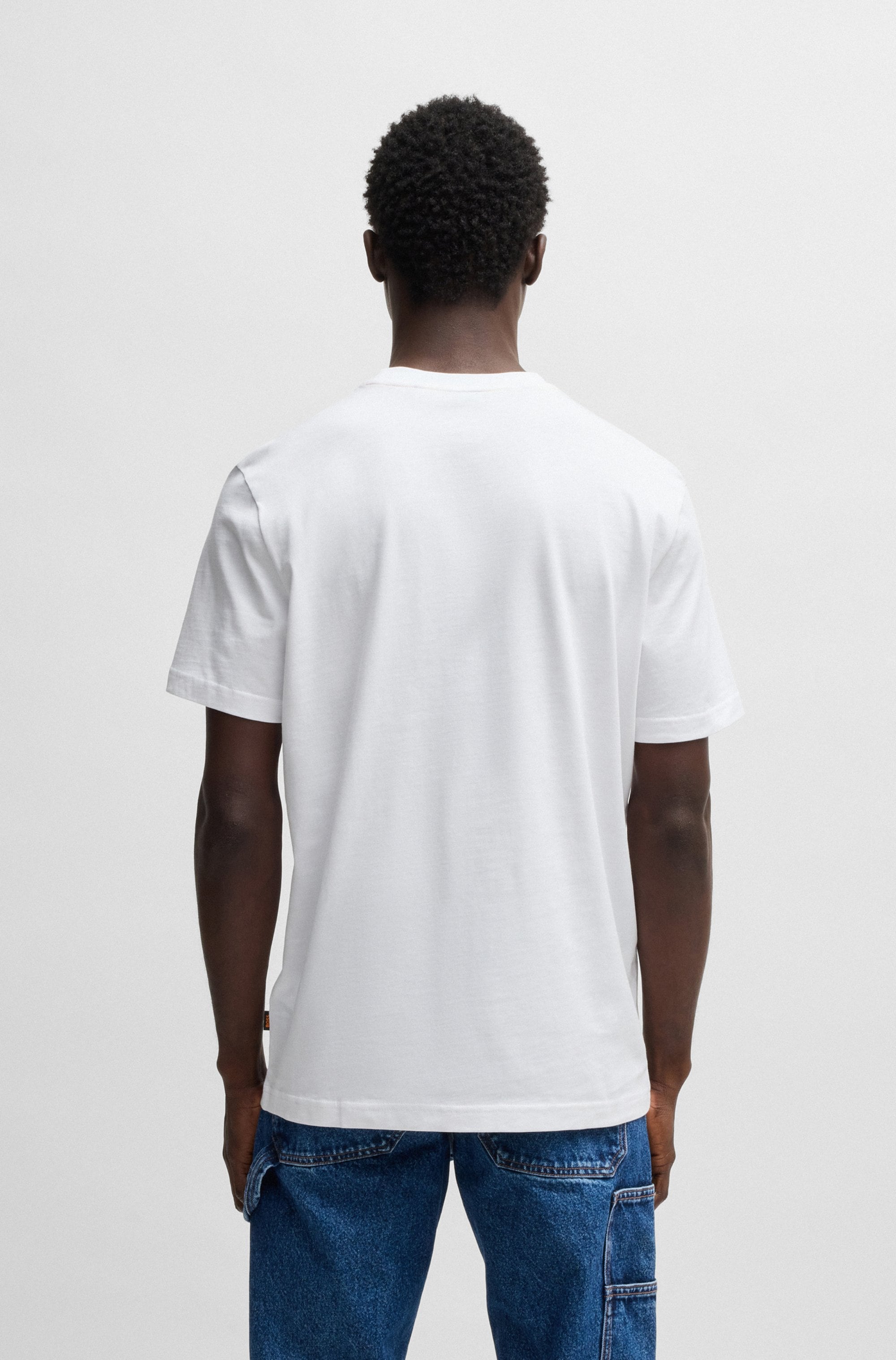 BOSS ORANGE T-Shirt »Te Dunetrace«, mit großem Fotodruck