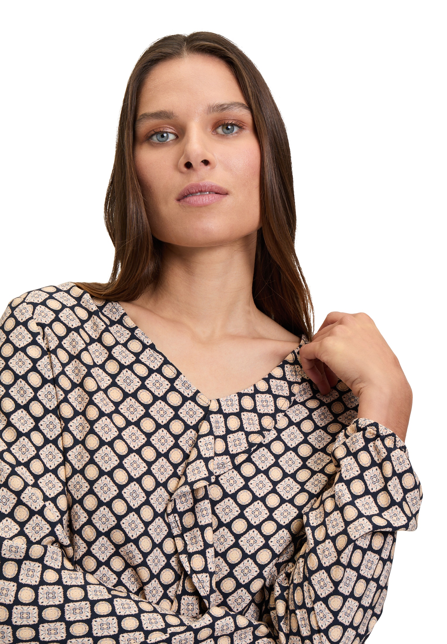 Cartoon Klassische Bluse »Blusenshirt mit Volant«