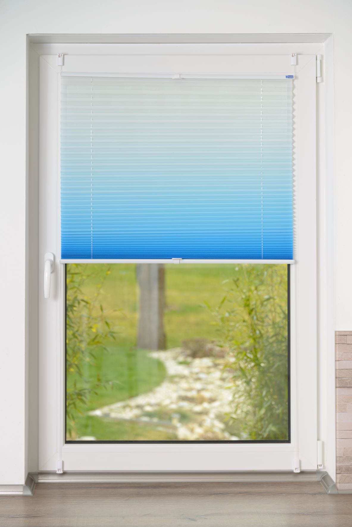 K-HOME Plissee »Farbverlauf Sunrise«, Lichtschutz, ohne Bohren, verspannt