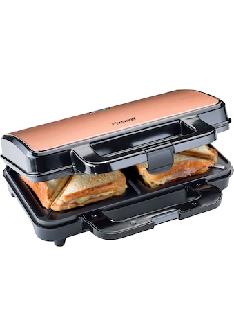 bestron Sandwichmaker »ASM90XLCO XL Sandwich-Toaster«, 900 W, antihaftbeschichtet, für... kaufen