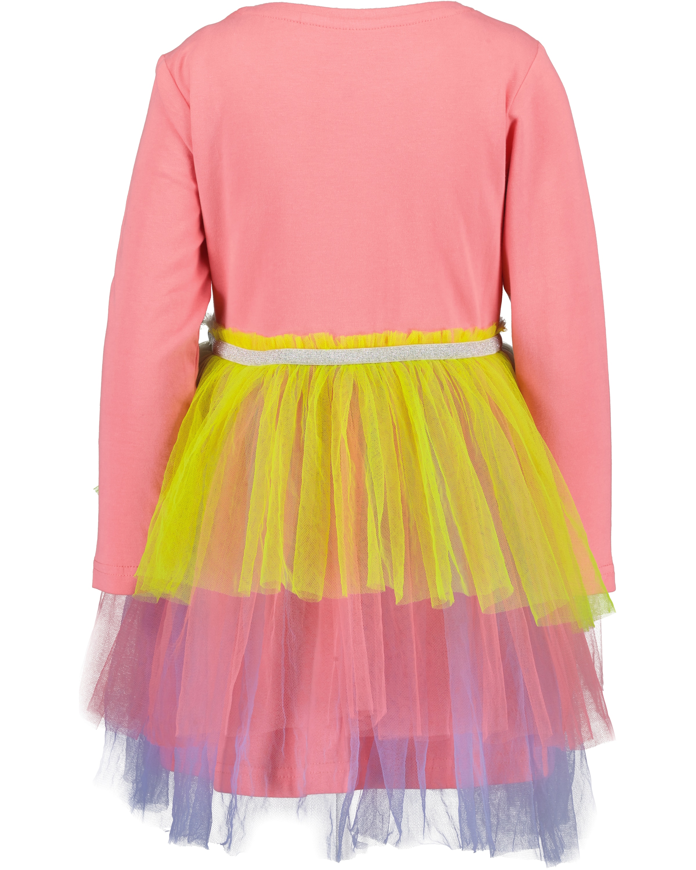 Blue Seven Jerseykleid, mit Tüllvolants und Einhorn-Motiv