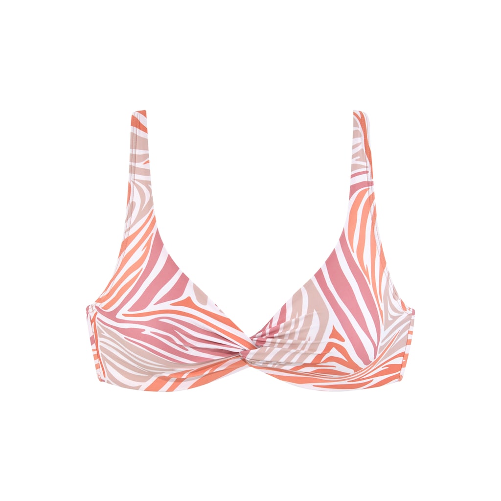 Sunseeker Bügel-Bikini-Top »Amari«, mit Knotenoptik und hinten zu binden