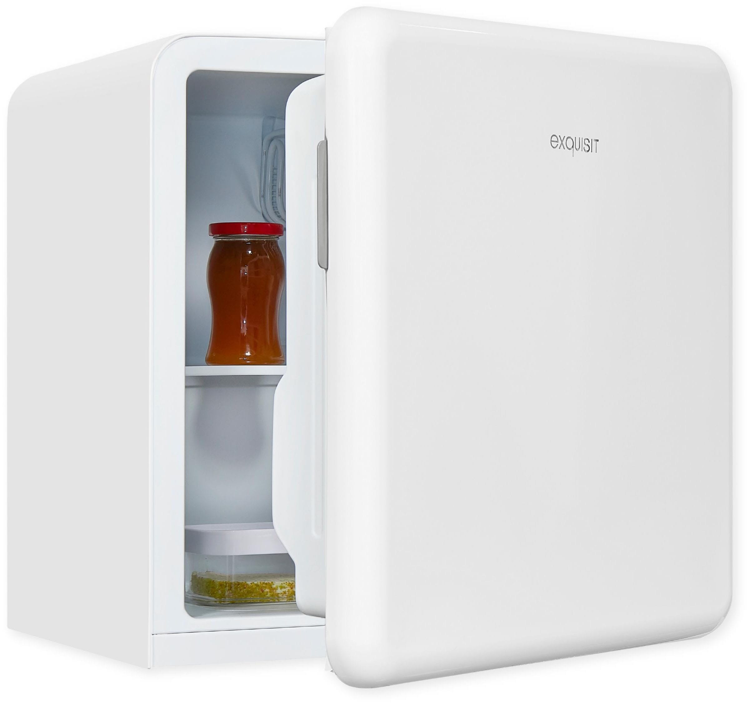 exquisit Kühlschrank »CKB45-0-031F weiss«