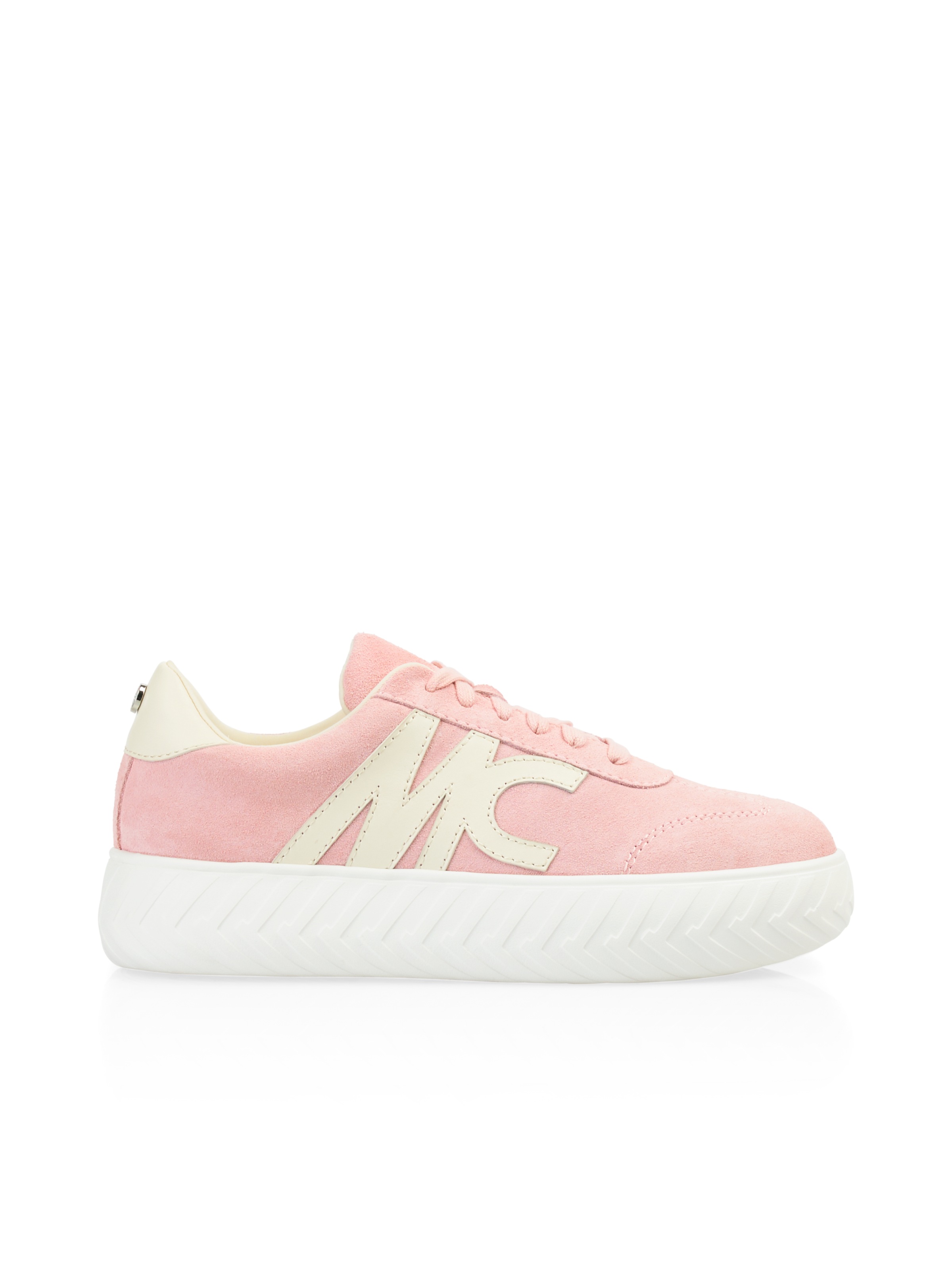 Marc Cain Plateausneaker »"Sunshine For Ever"«, Plateausneaker, Schnürschuh mit großem Markenlogo