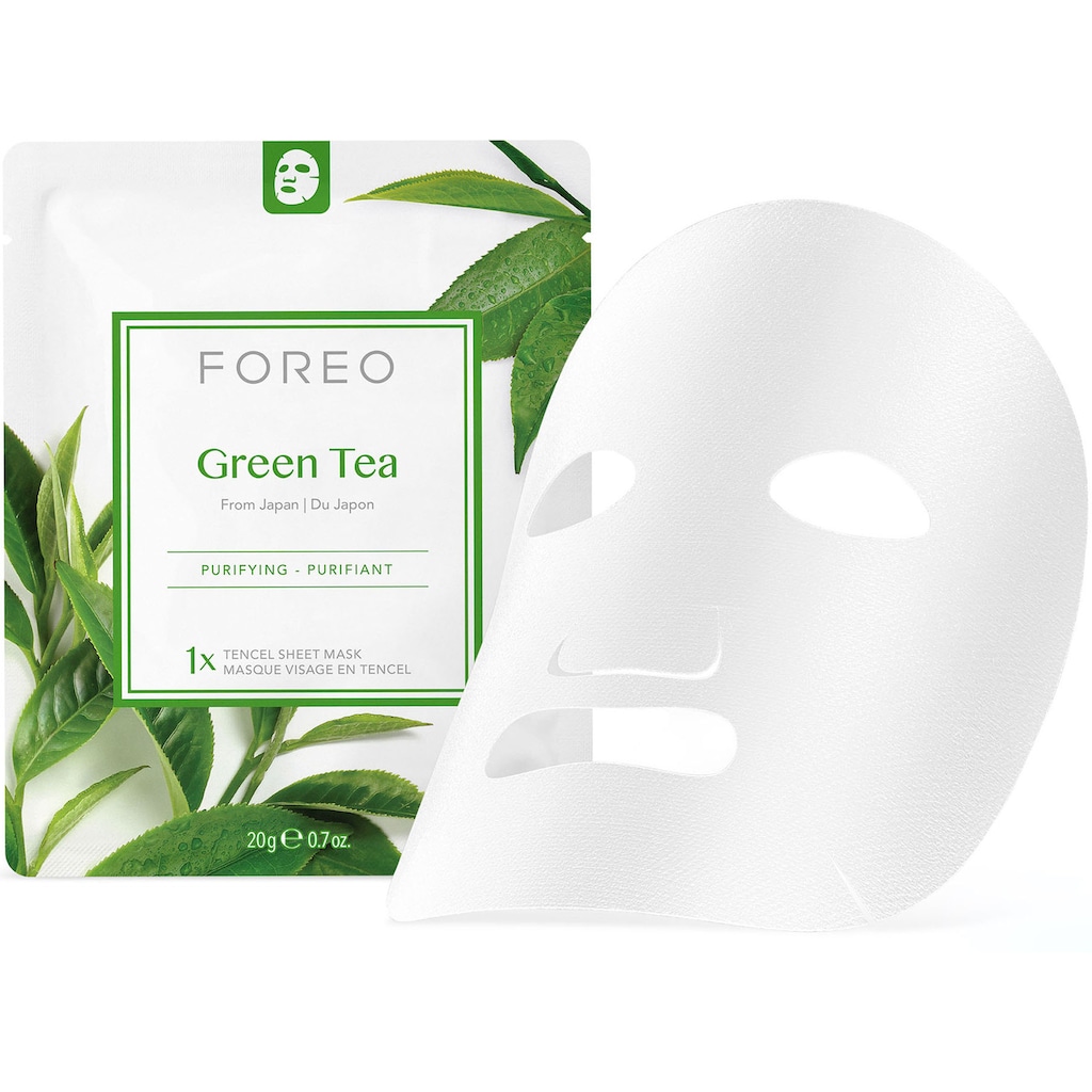 FOREO Gesichtsmaske »Farm To Face Collection Sheet Masks Green Tea«