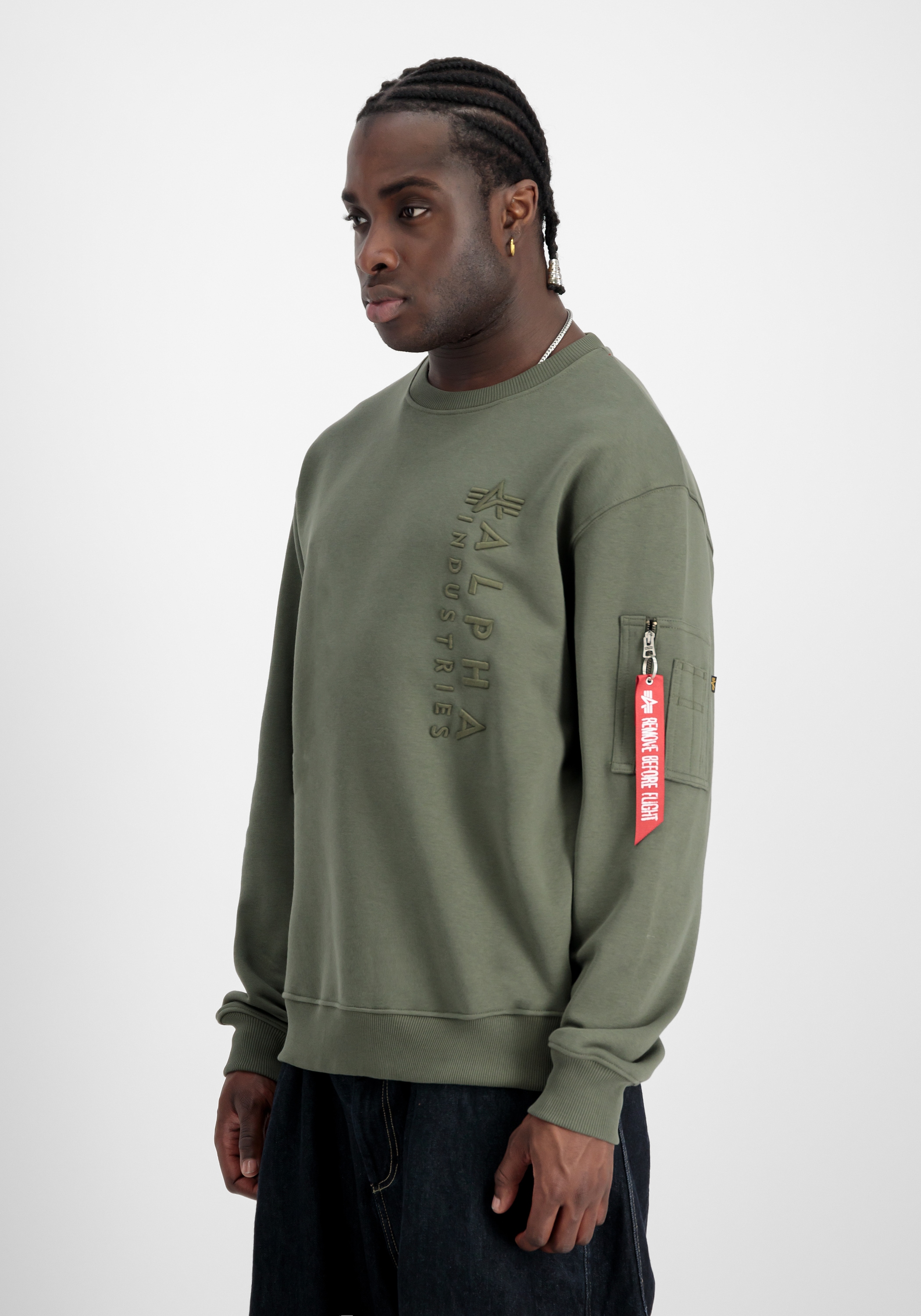 Alpha Industries Sweater »Alpha Industries Men - Sweatshirts Embroidery Sweatshirt«