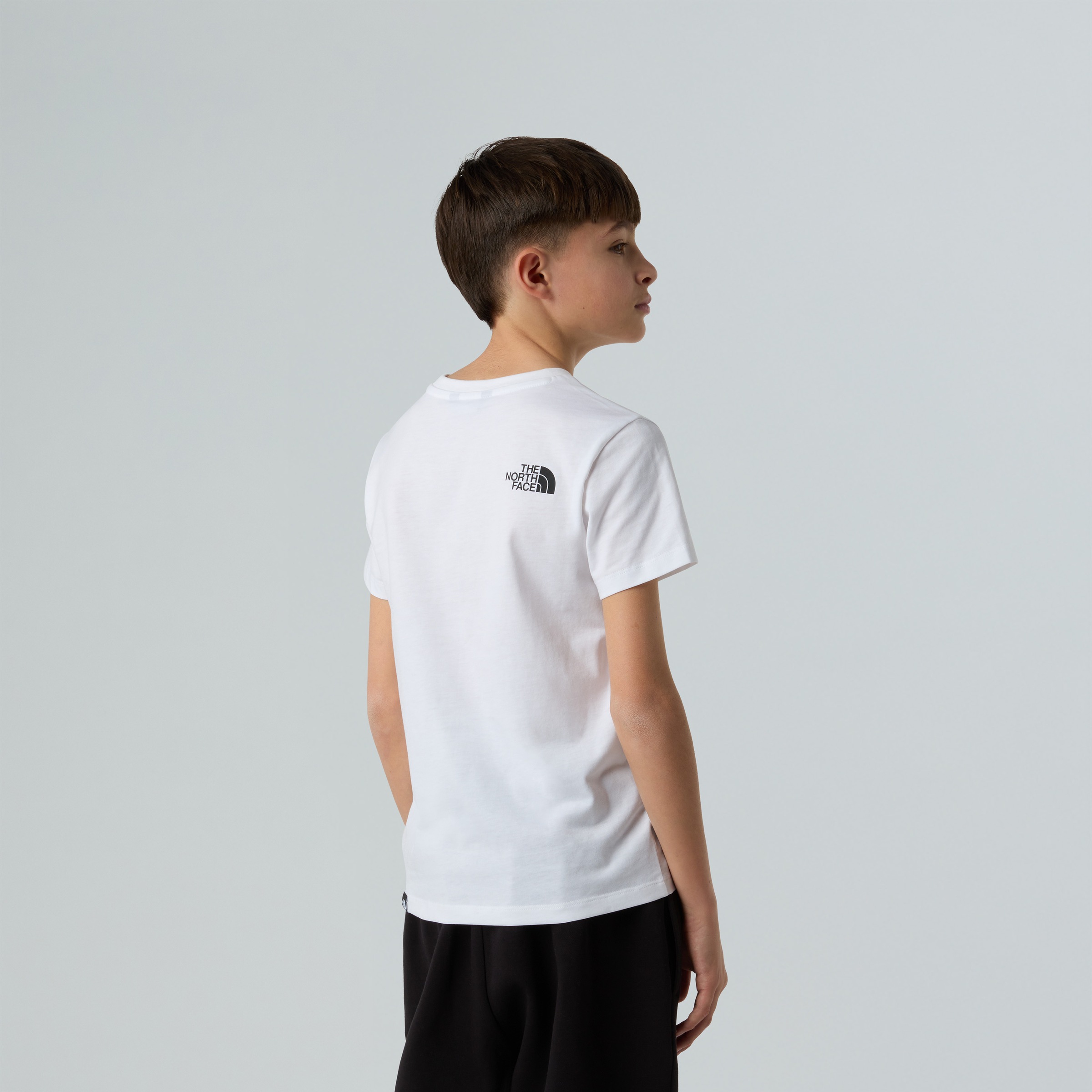 The North Face T-Shirt »TEEN EASY REGULAR SS TEE« für Jugendliche, sportlicher Stil, Kurzarm, Rundhalsausschnitt