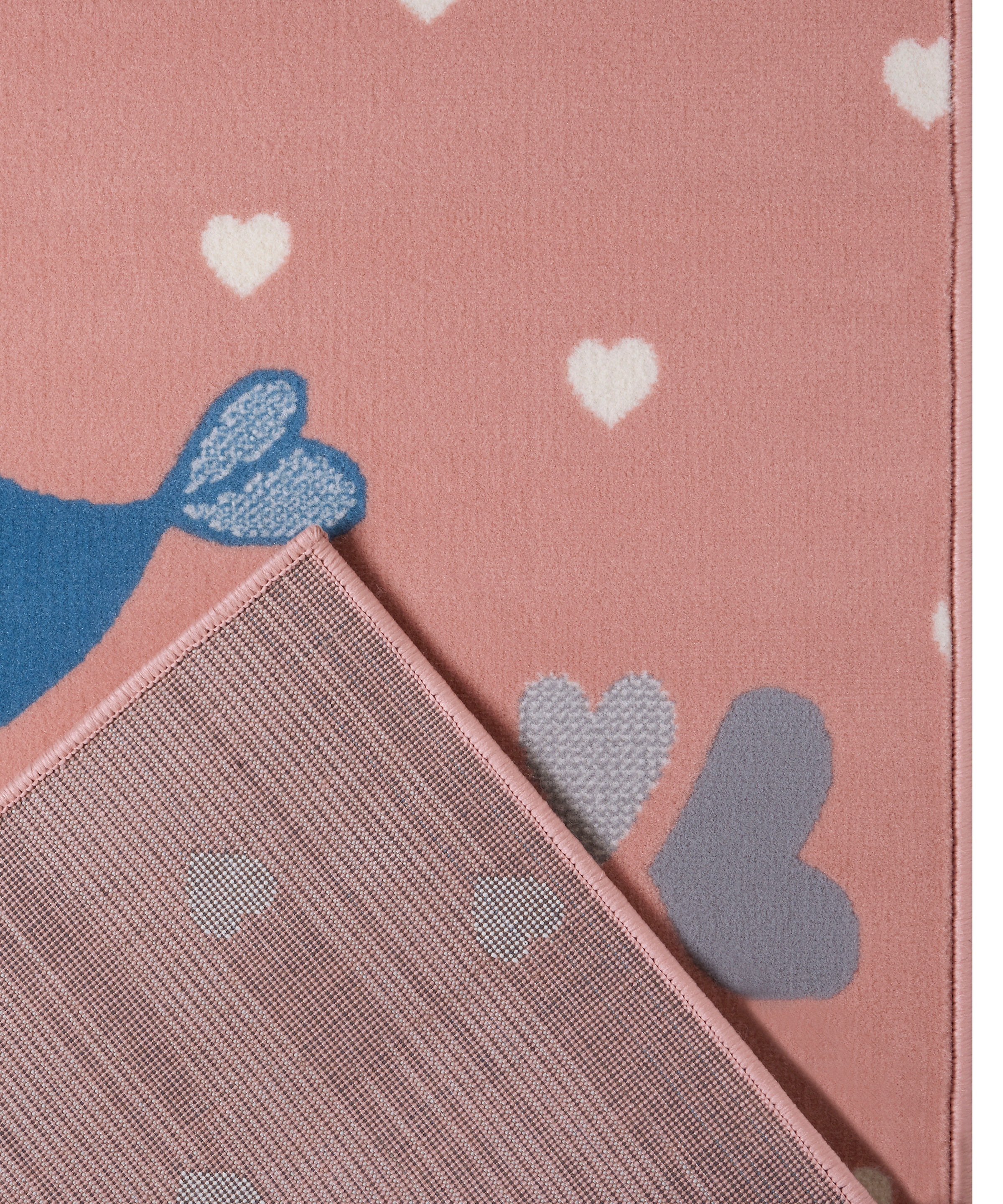 HANSE Home Kinderteppich »Love Birds«, rechteckig, 9 mm Höhe, Liebe, Tiermotiv, Kurzflor, Strapazierfähig, Pflegeleicht, Robust