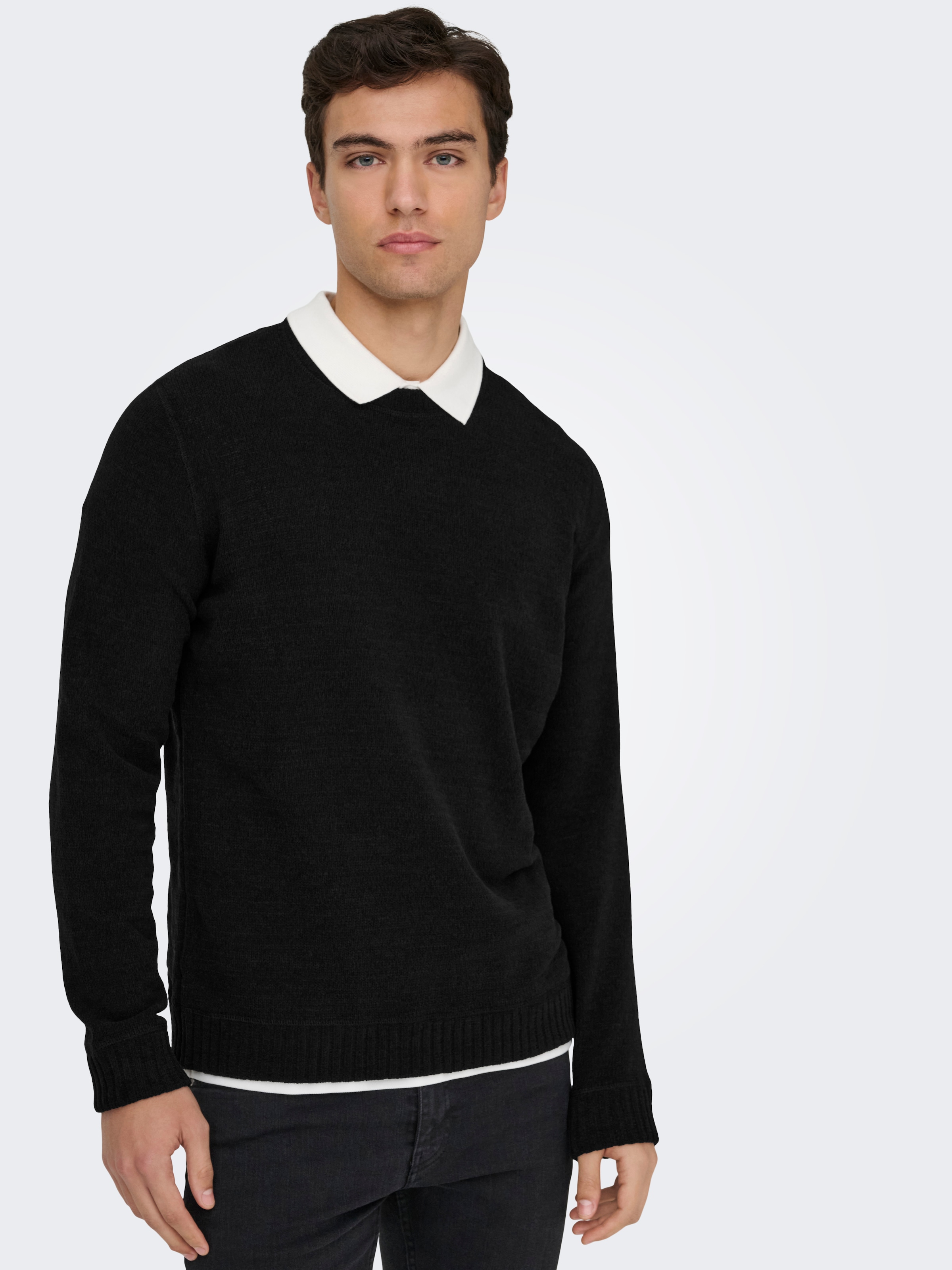 ONLY & SONS Strickpullover »ONSETHAN LIFE REG 7 CREW KNIT«