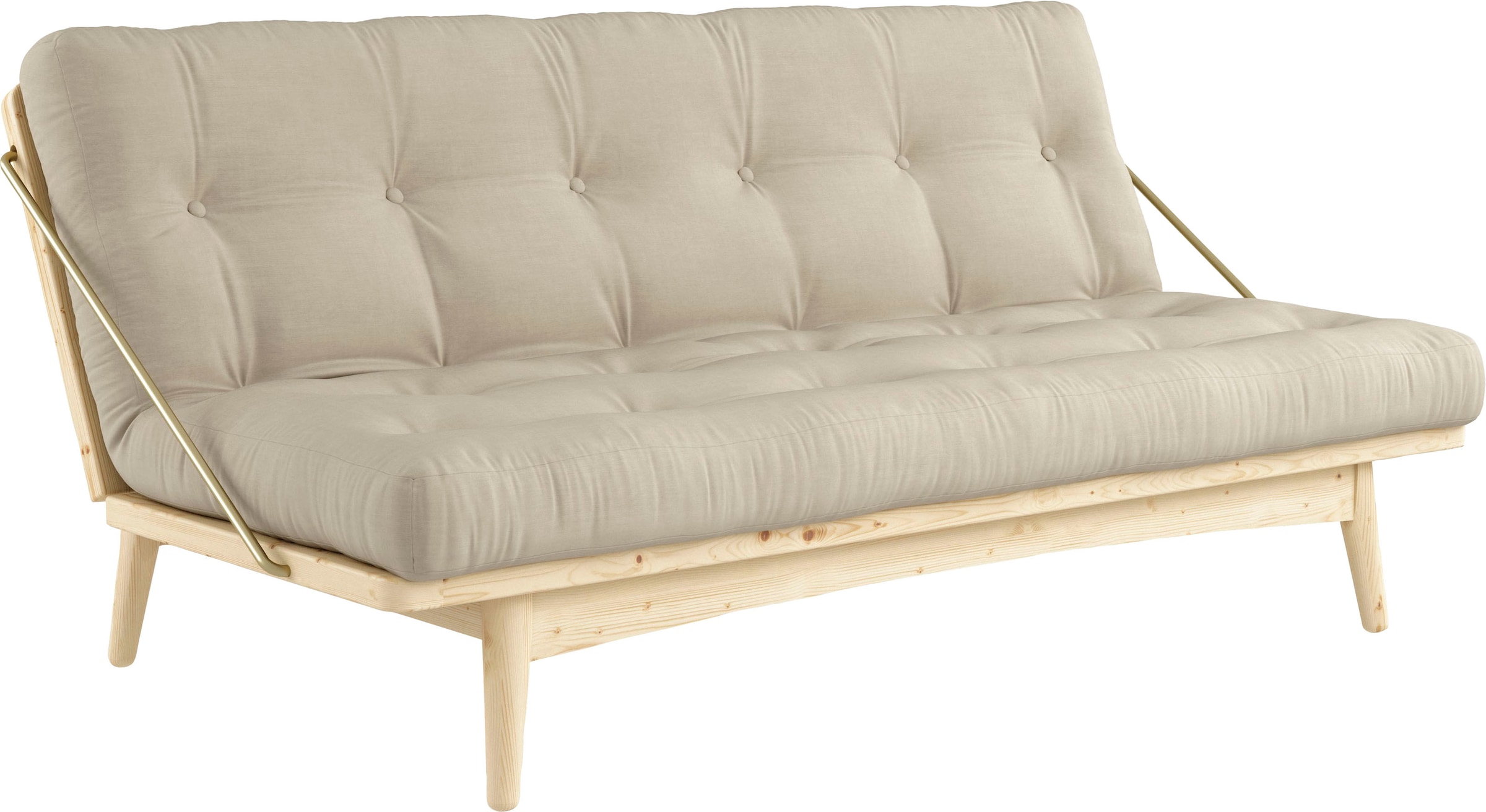 Karup Design Schlafsofa »Folk«, aus massiven Kiefernholz, inkl. Futonmatratze
