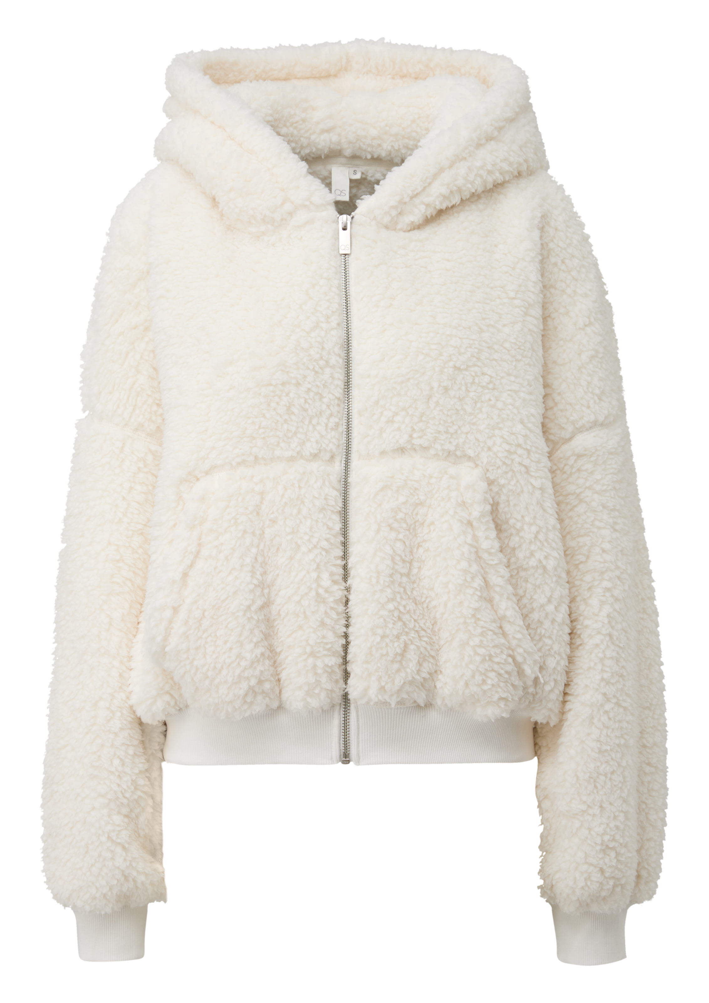 QS Kapuzensweatshirt, mit Teddy Fell