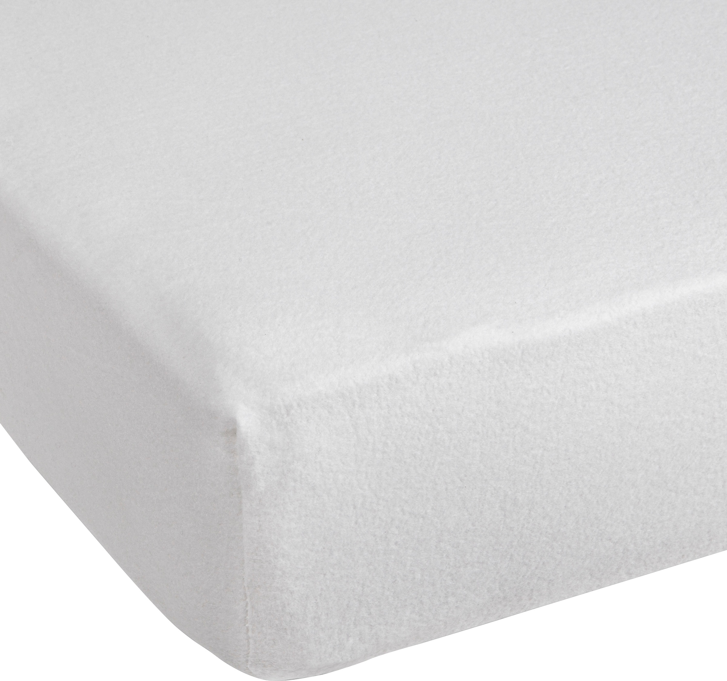 Good Morning Spannbettlaken »Molton« Molton in weiß, Größe 160x200 180x200 25