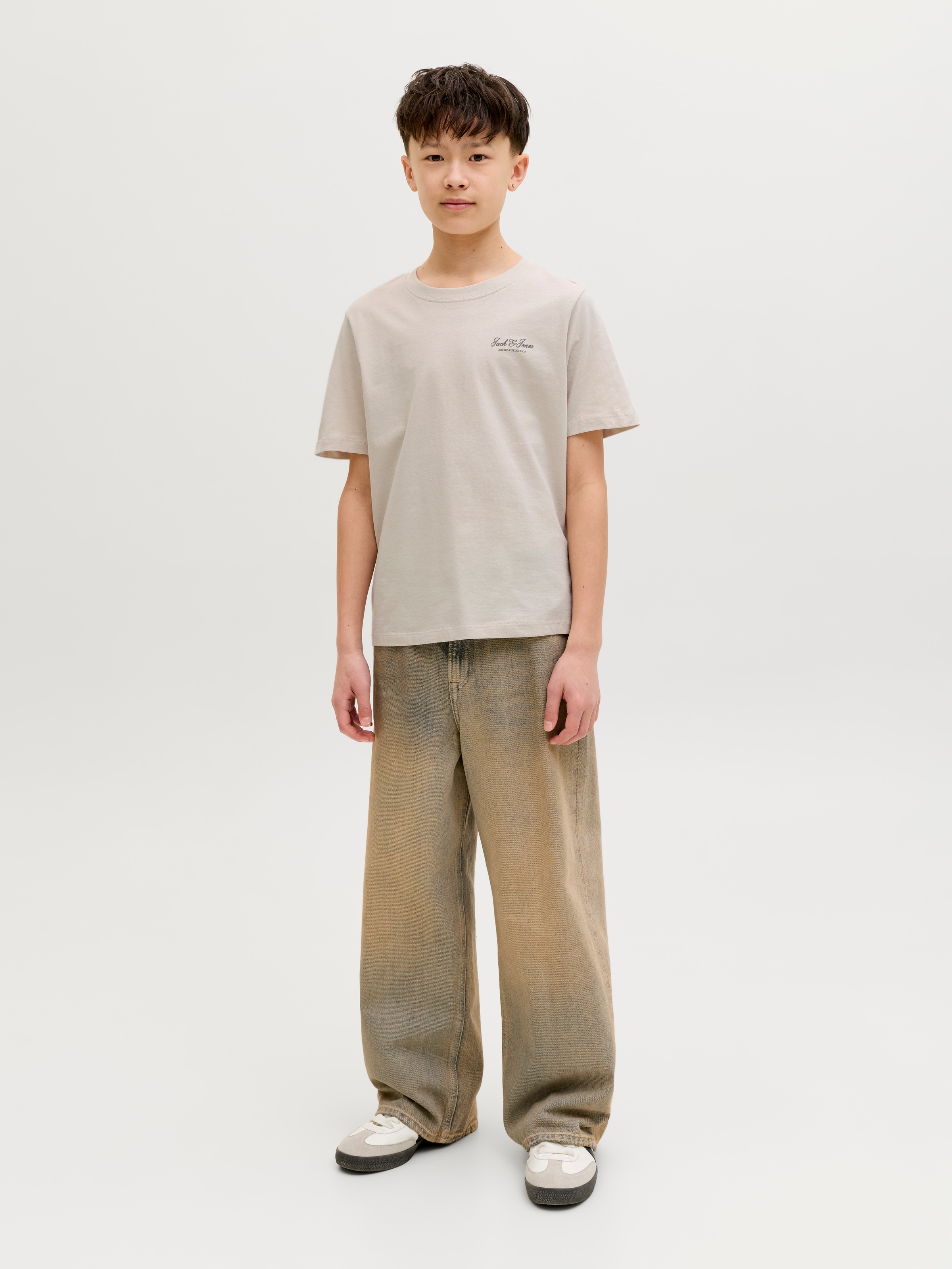 Jack & Jones Junior Rundhalsshirt »JJEARCHIVE GRAPHIC TEE SS ONECK NOOS JNR« Baumwolle, relaxed fit