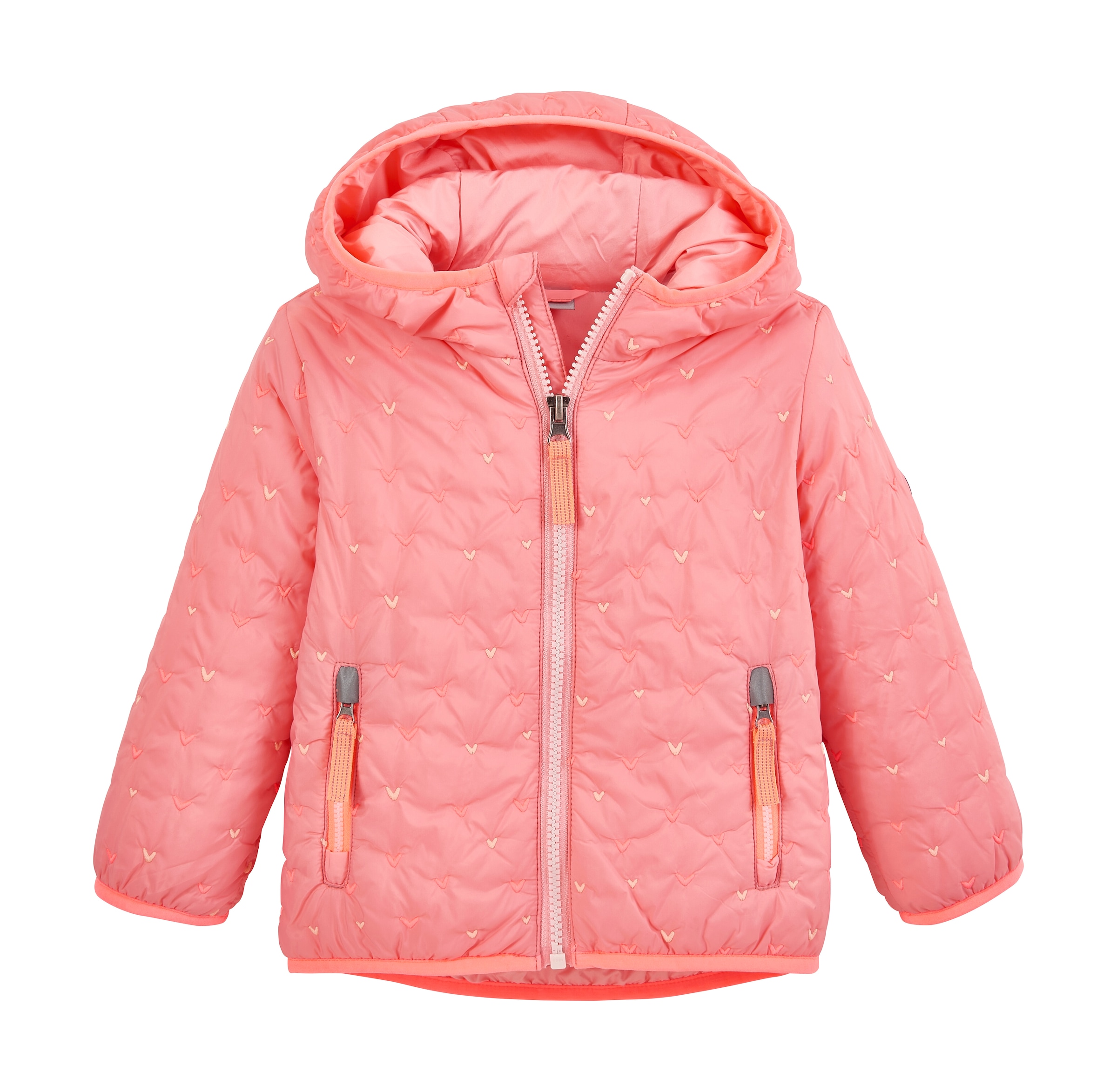 first instinct by killtec Outdoorjacke »FIOS 67 MNS JCKT« Leicht wattierte Jacke mit Stickherzen, reflektierend, PFAS-frei