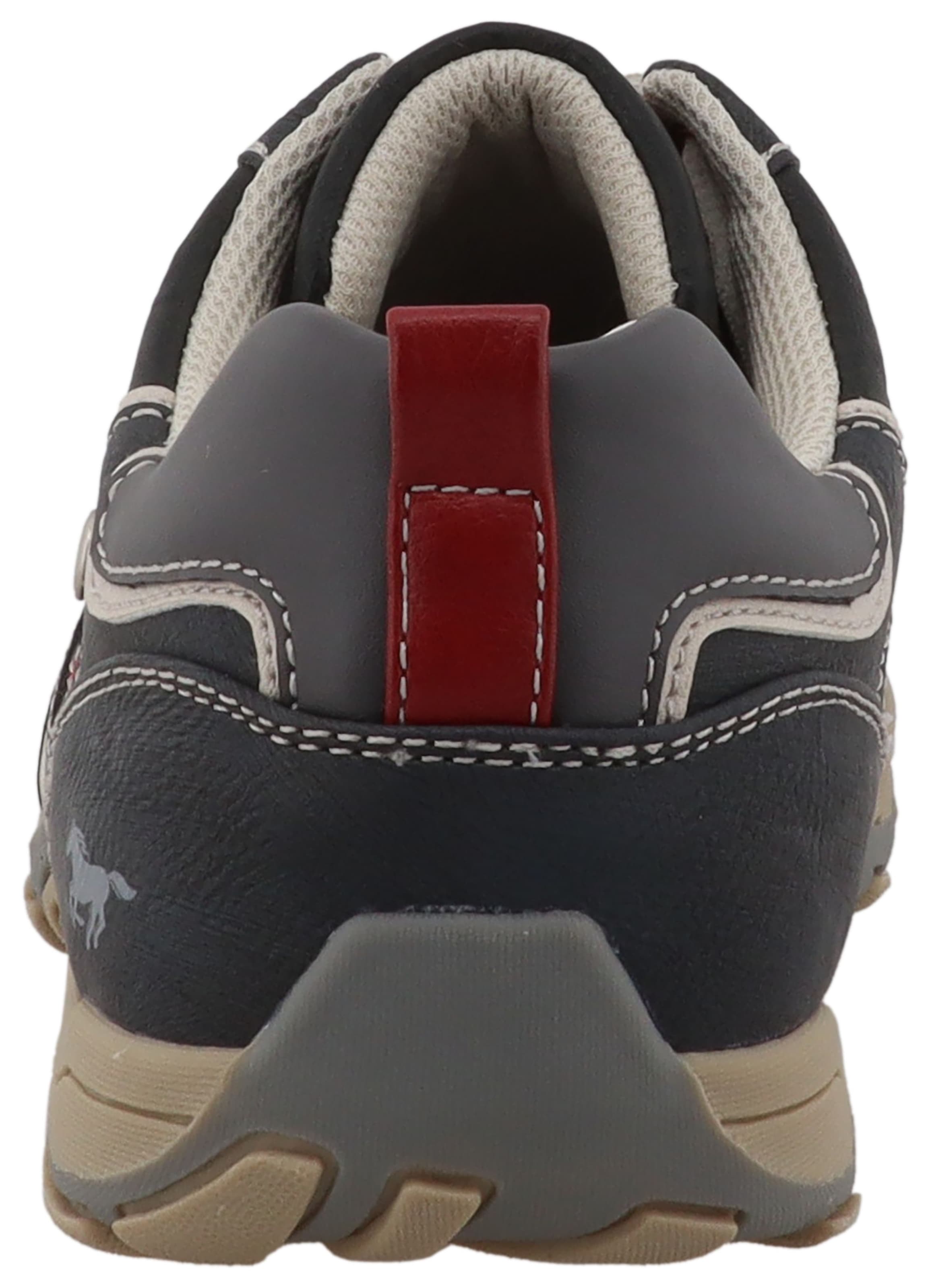 Mustang Shoes Sneaker »Ferdinando«  Freizeitschuh, Halbschuh, Schnürschuh mit auffälligen Kontrastnähten