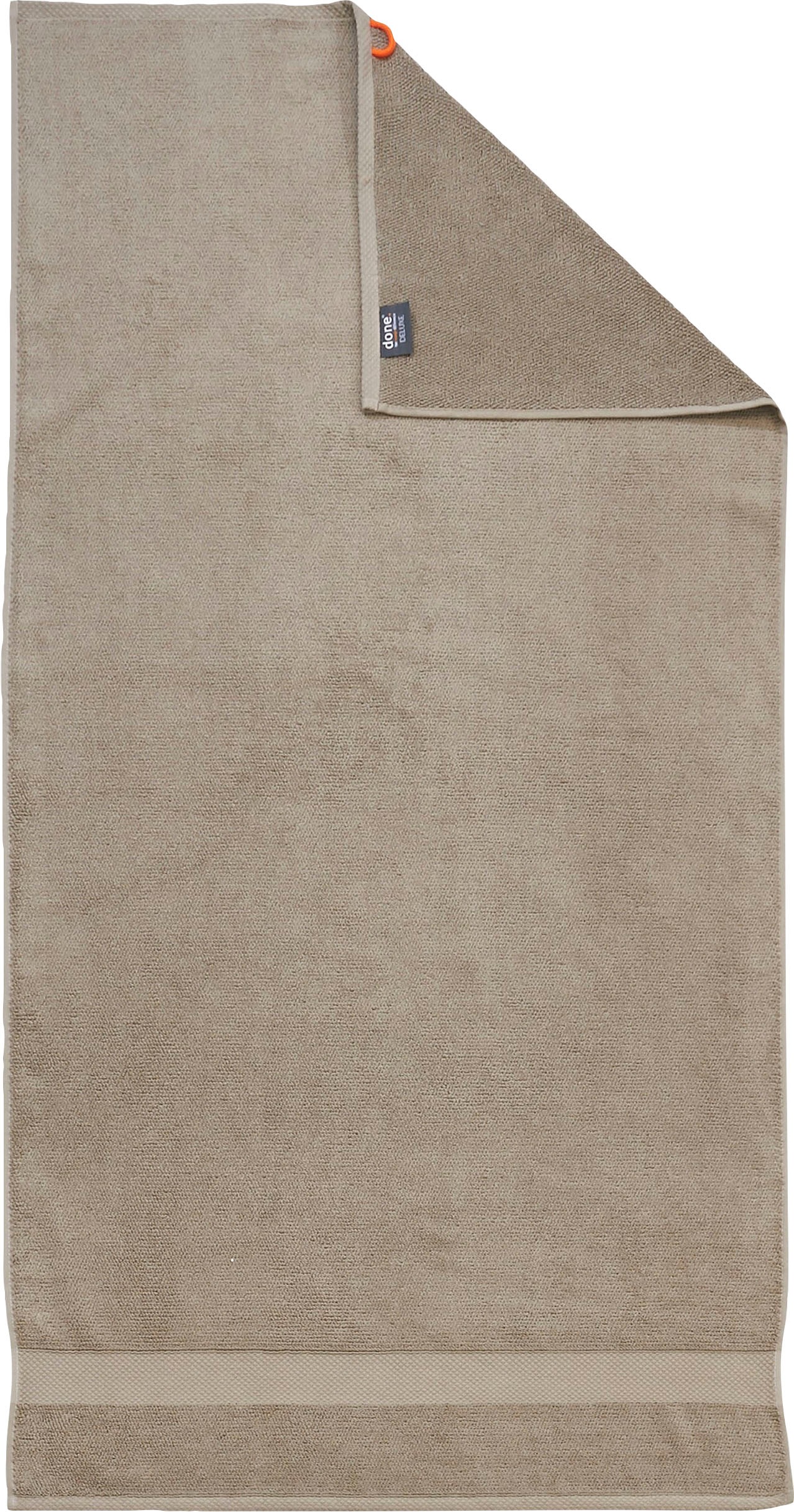 done.® Badetücher »Deluxe«, (2 St., 2er Set Duschtücher 70 x 140 cm), 2-tlg., Uni Farben, Hotelqualität aus hochwertigem Zwirnfrottier