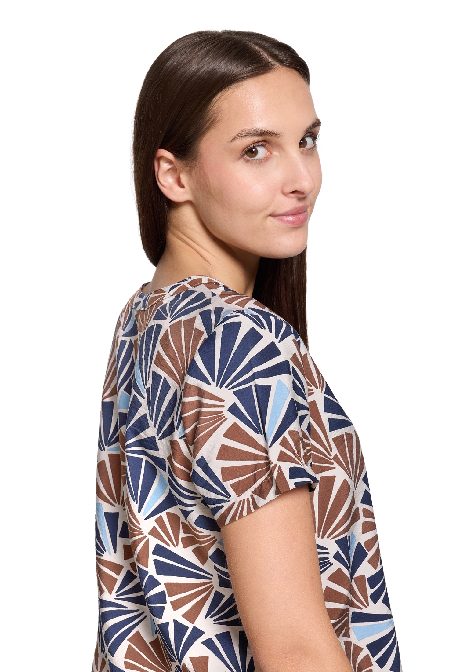 Betty&Co Schlupfbluse »Schlupfbluse kurzarm«