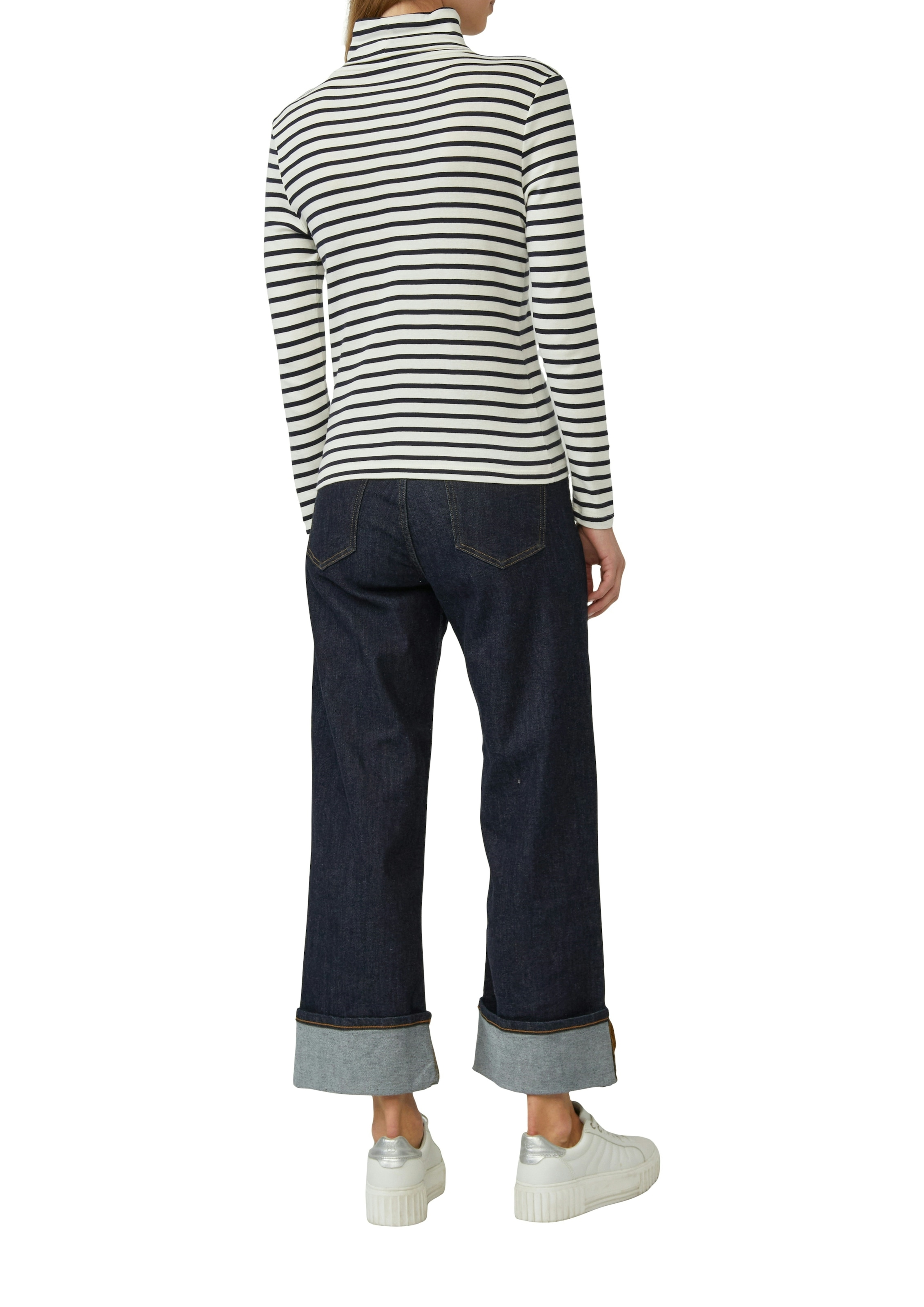 s.Oliver Rollkragenshirt mit Streifen Muster