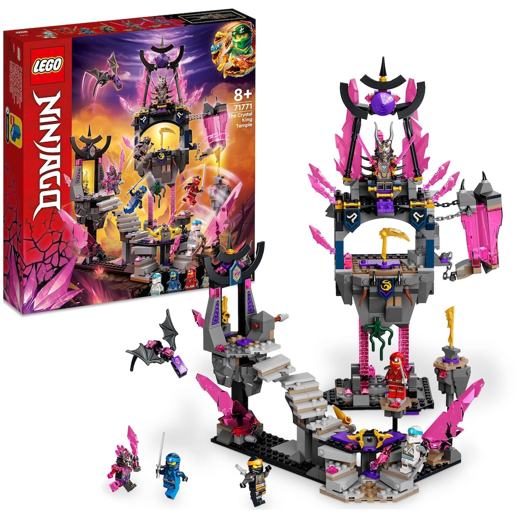 LEGO® Konstruktionsspielsteine »Der Tempel des Kristallkönigs (71771), LEGO® NINJAGO«, (703 St.)