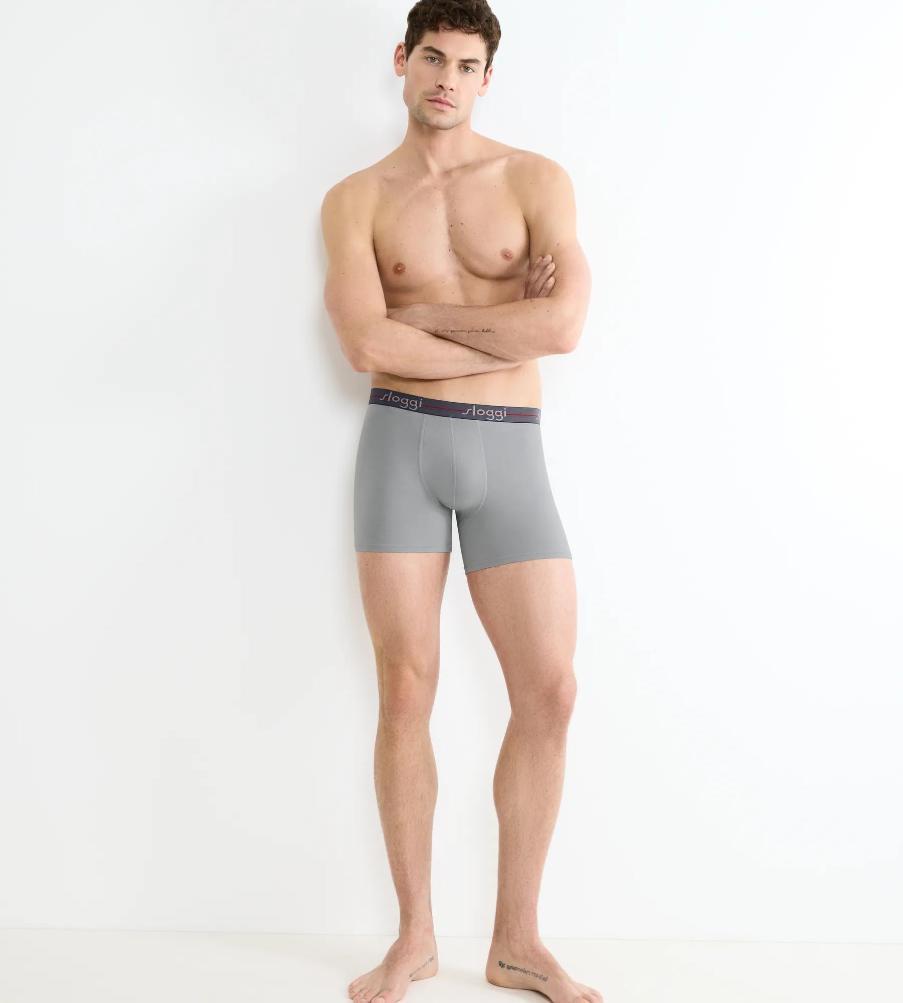sloggi Boxershorts »men Start« 2er Pack,  ohne Eingriff, extra weiches Taillenband, Single-Jersey Qualität