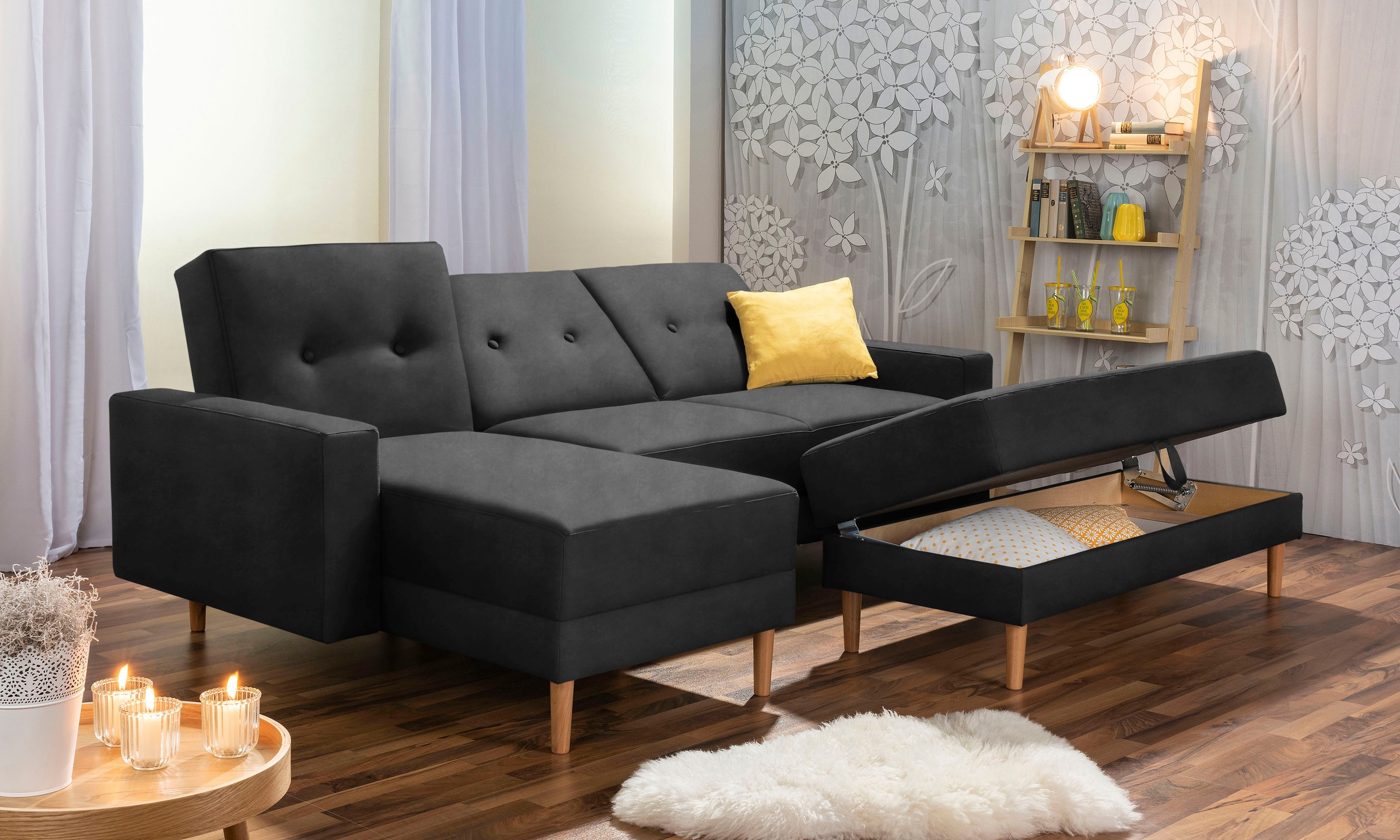 Max Winzer® Hocker »Just Chill«, mit Stauraum