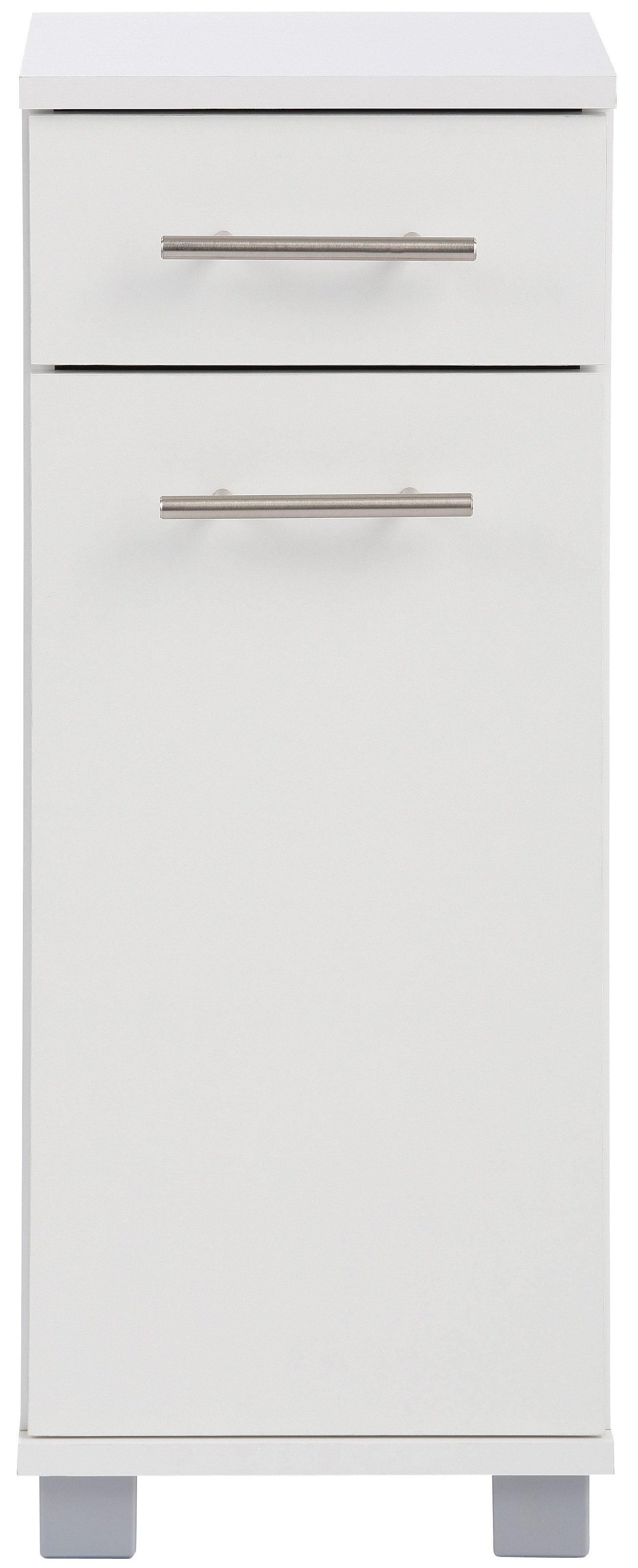 welltime Seitenschrank »Emmi, Breite 30 cm«, Wechselbarer Türanschlag, Metallbeschläge
