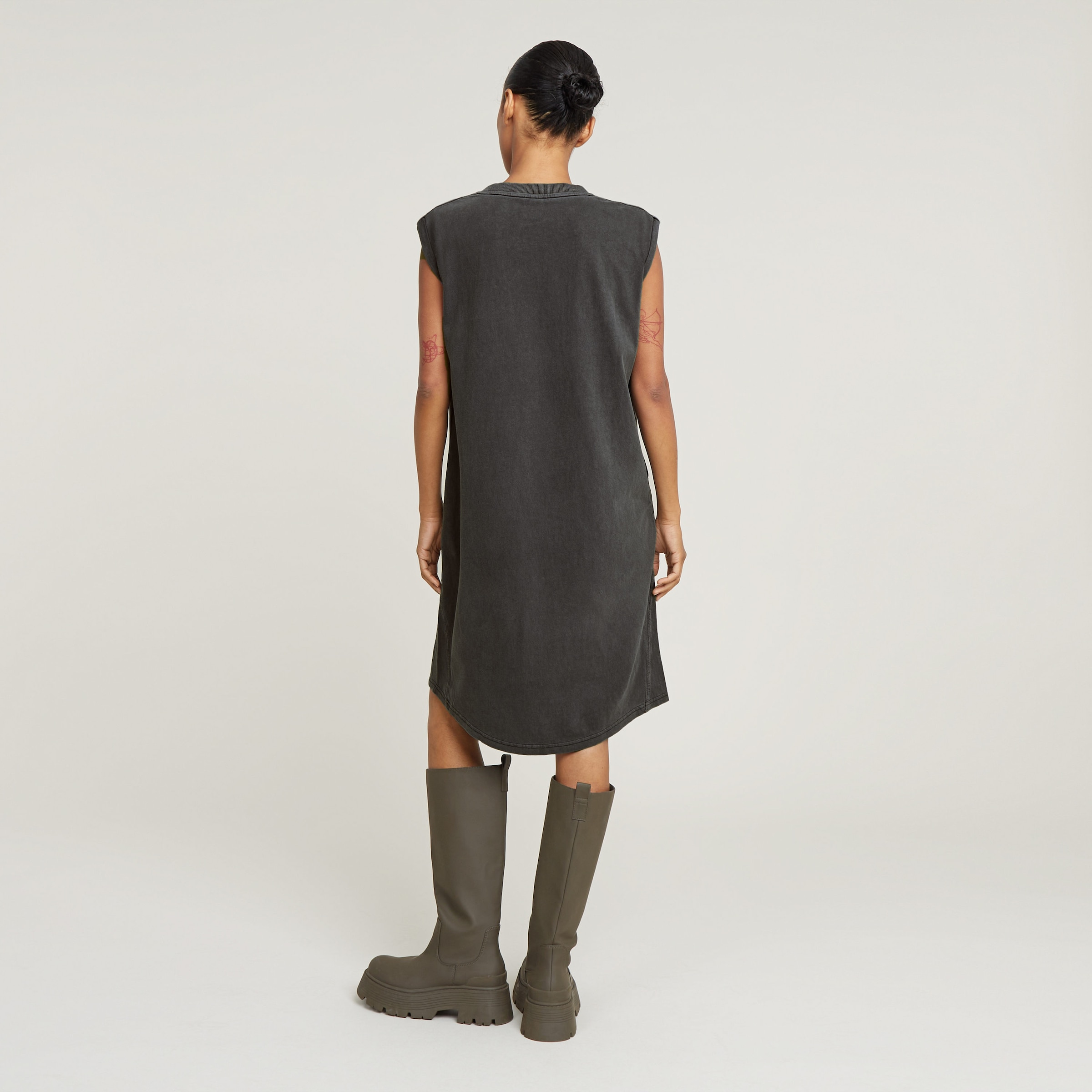G-STAR Sommerkleid »Seam Detail Overdyed Loose Dress«, ohne Ärmel