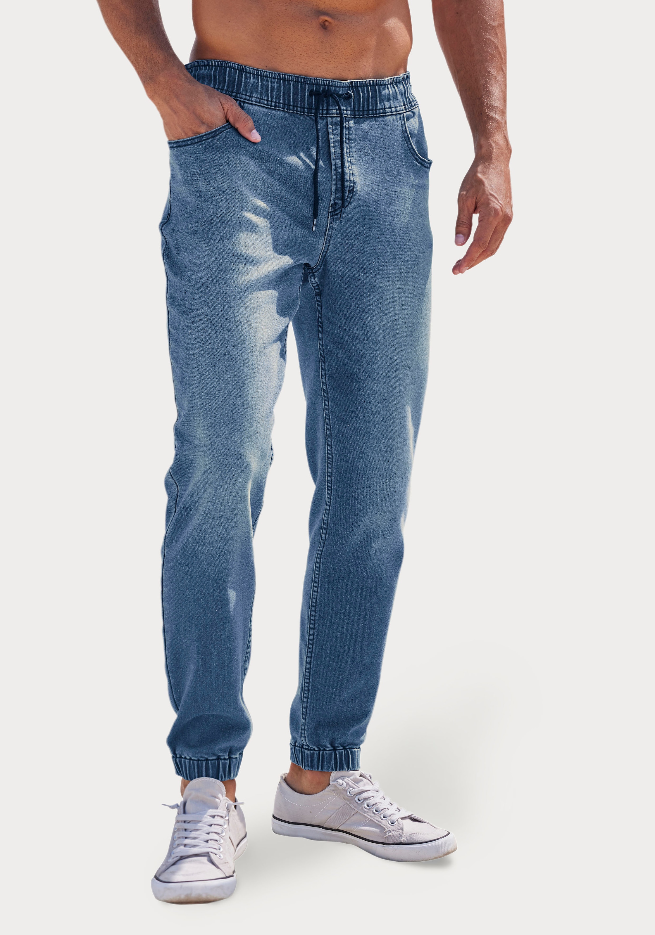 John Devin Jogger Pants »Jogg Pants«  Joggpants mit elastischem Bund aus weicher Stretch-Qualität
