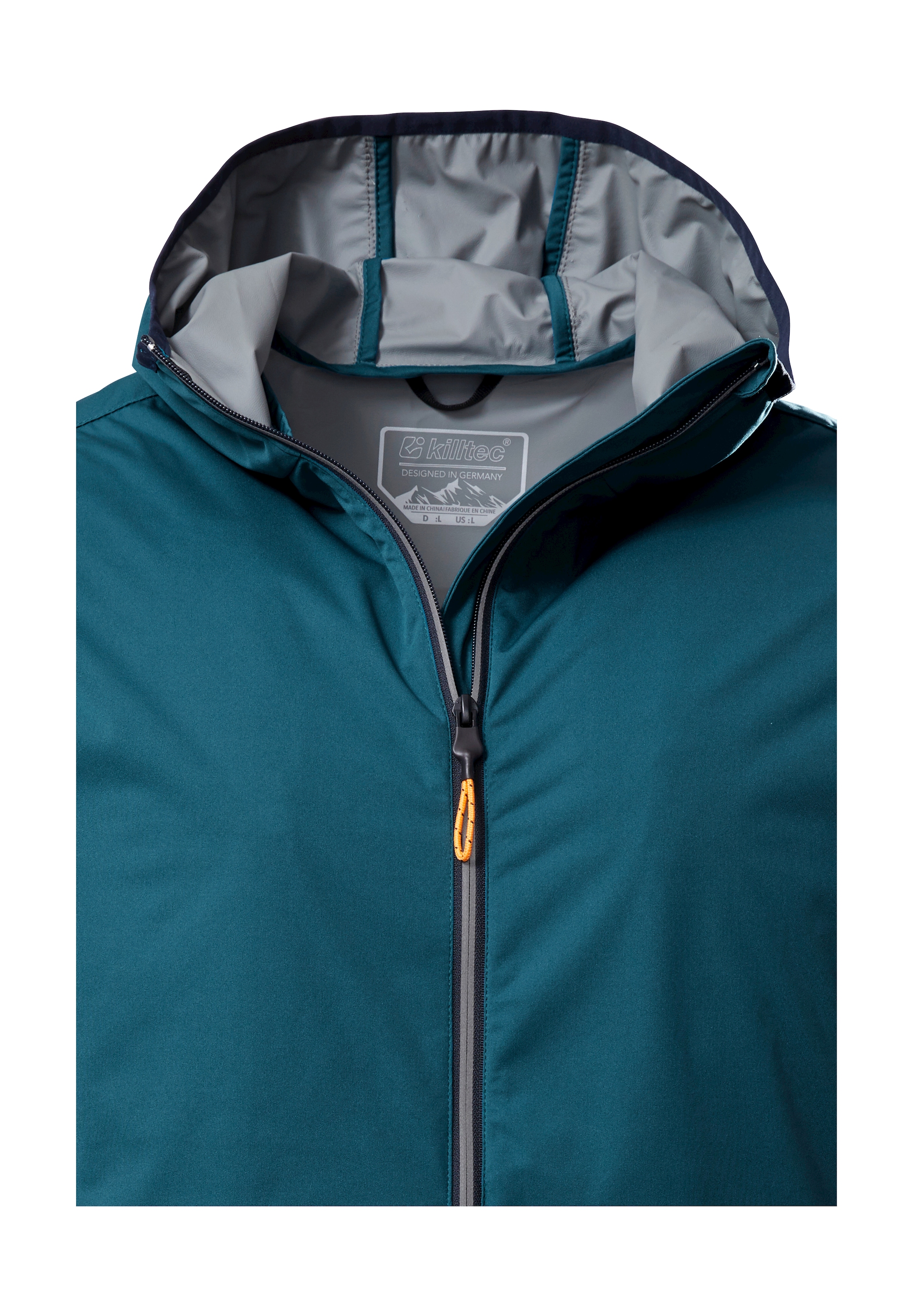 Killtec Outdoorjacke »KOS 60 MN JCKT«, Herrenjacke: Leicht, wasserdicht, atmungsaktiv, packbar, mit Stretch