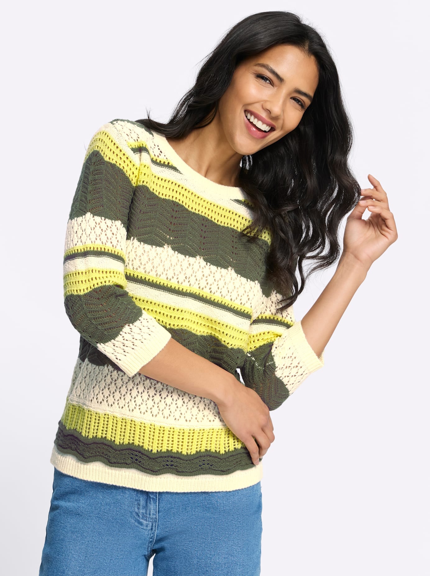 Classic Basics Strickpullover »3/4-Arm-Pullover«