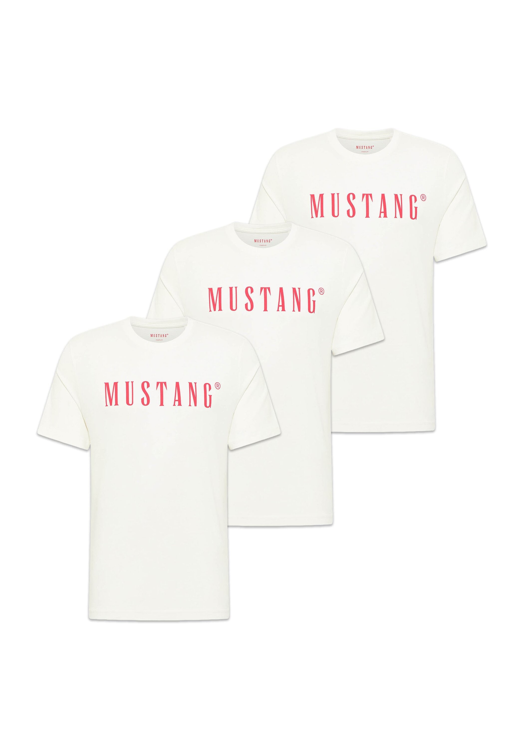 MUSTANG T-Shirt »T-Shirt Style Austin 3P 3er Pack«