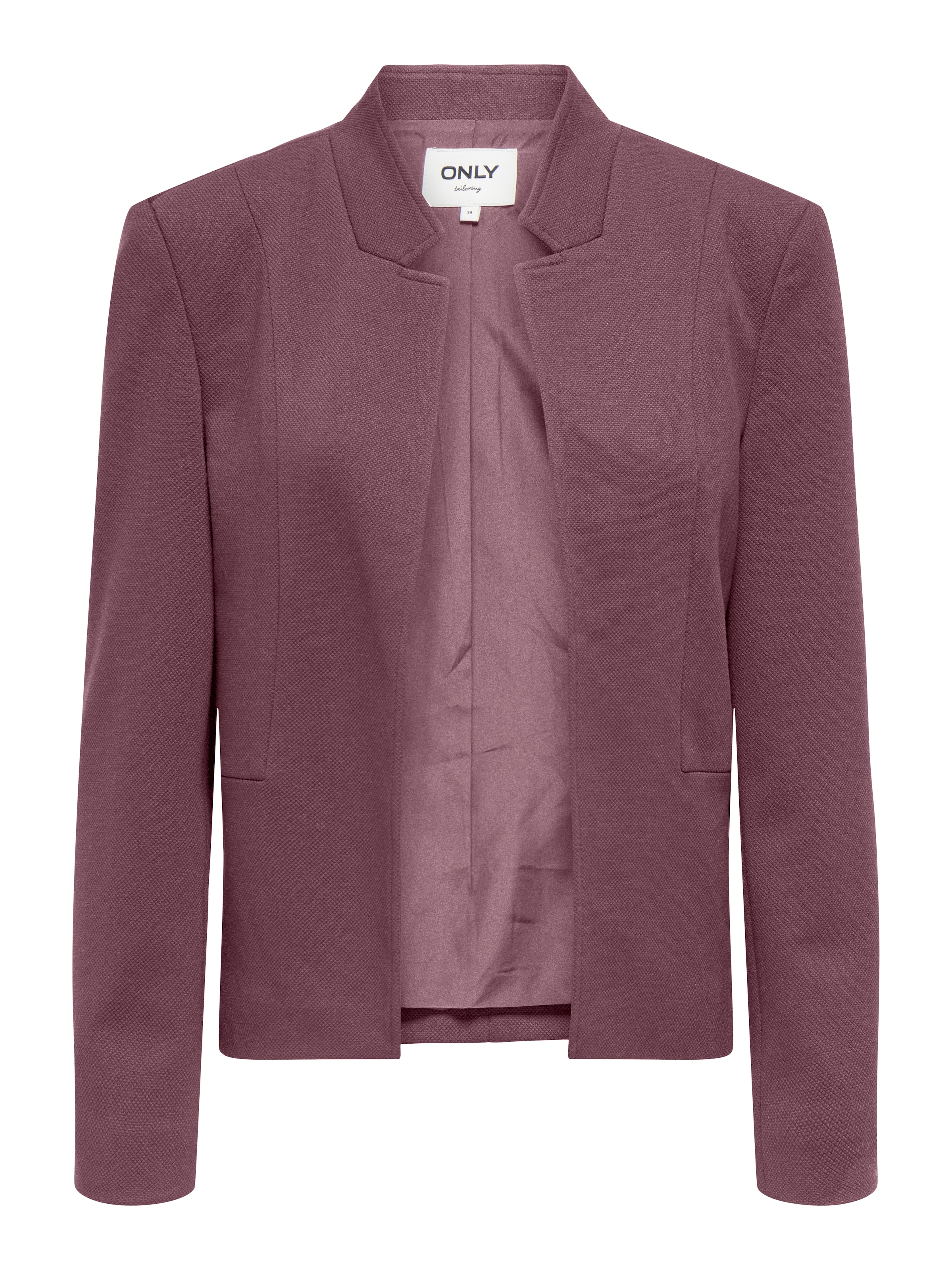 ONLY Kurzblazer »ONLEMILLIA LIFE L/S OPEN BLAZER CC TLR« mit Stehkragen