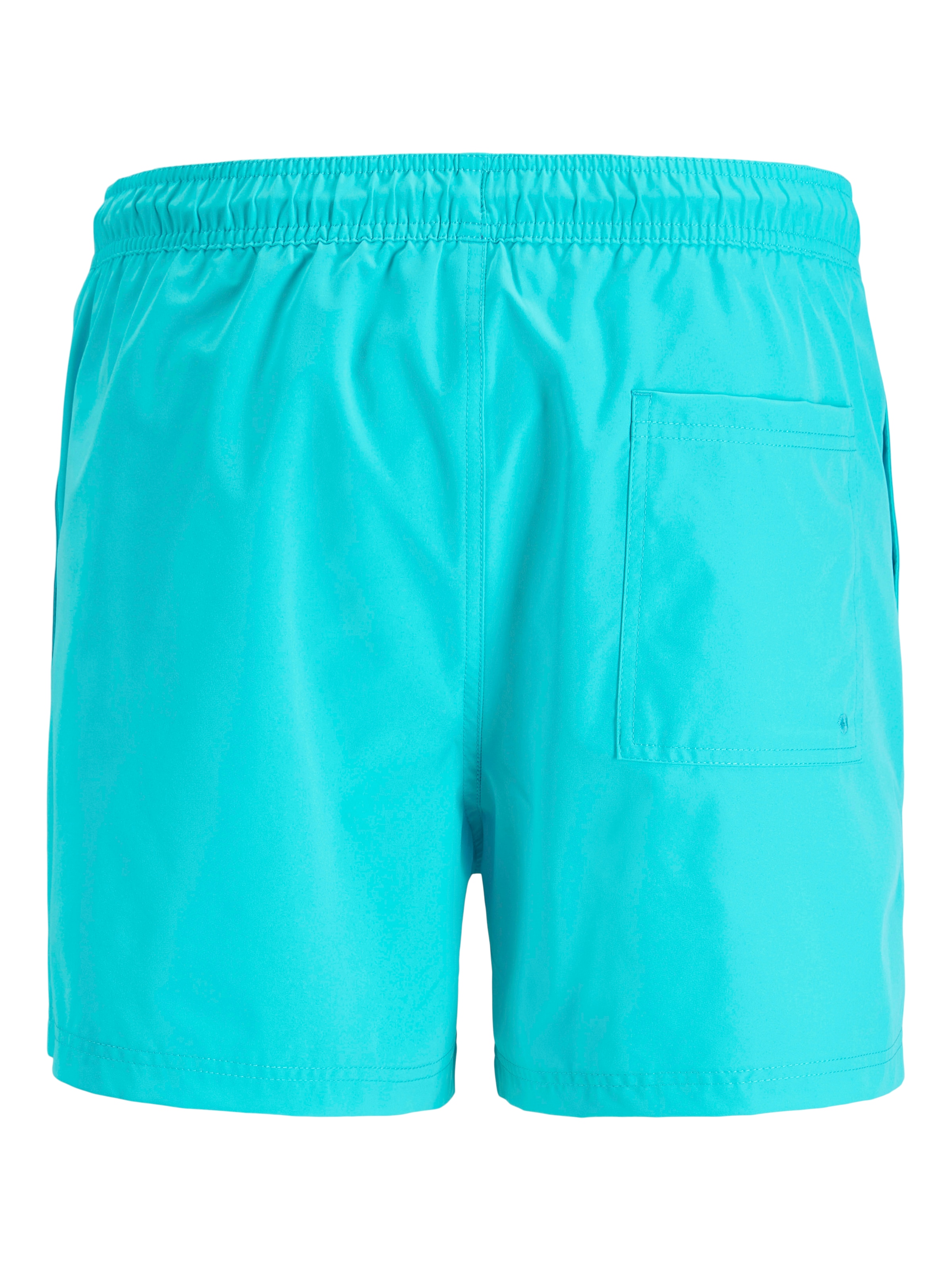 Jack & Jones Badeshorts »JPSTMAUI TROPIC SOLID SWIM SHORTS SN« Kunstfaser, normal geschnitten
