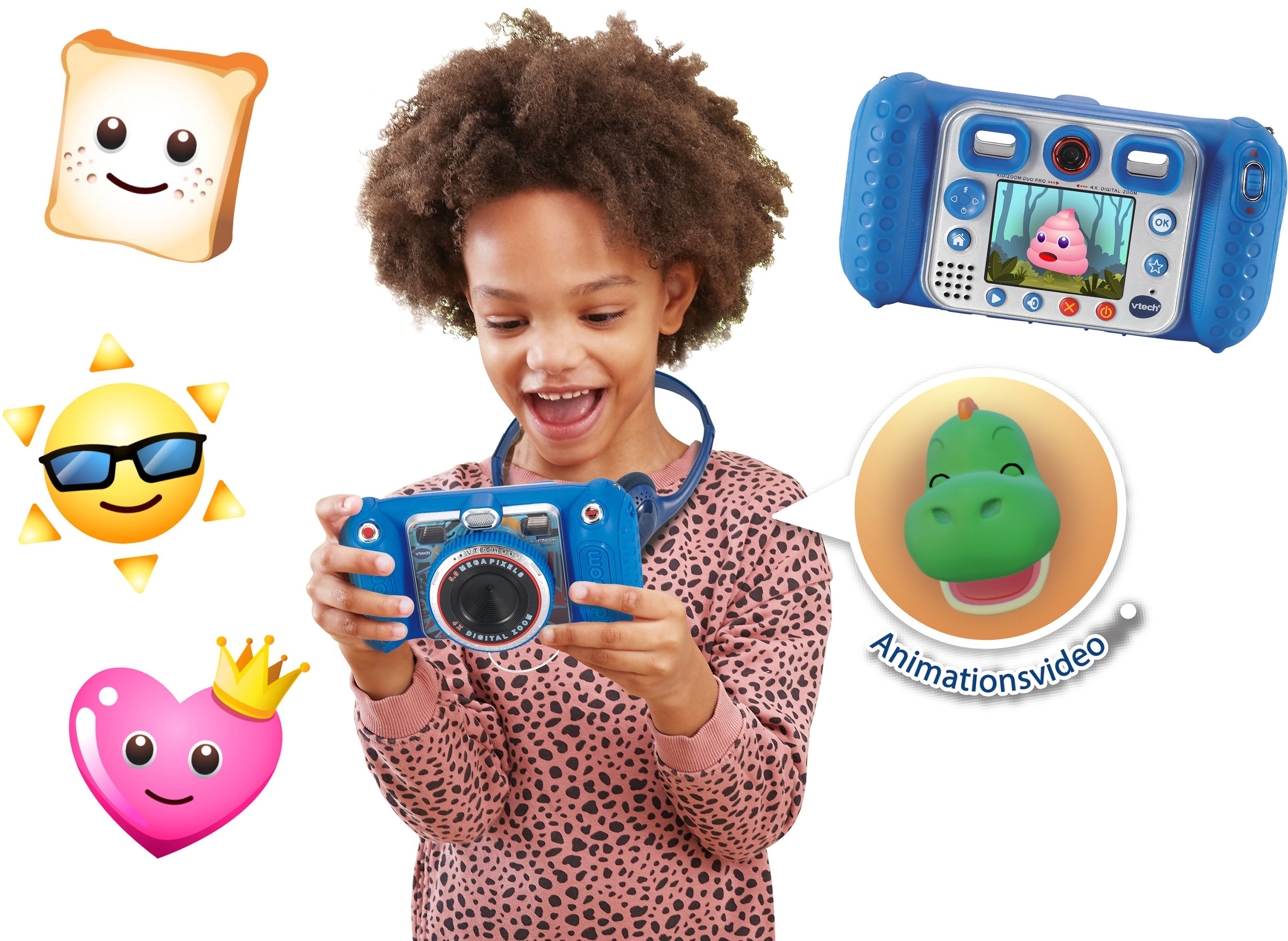Vtech® Kinderkamera »KidiZoom Duo Pro«, inkluisve Kopfhörer