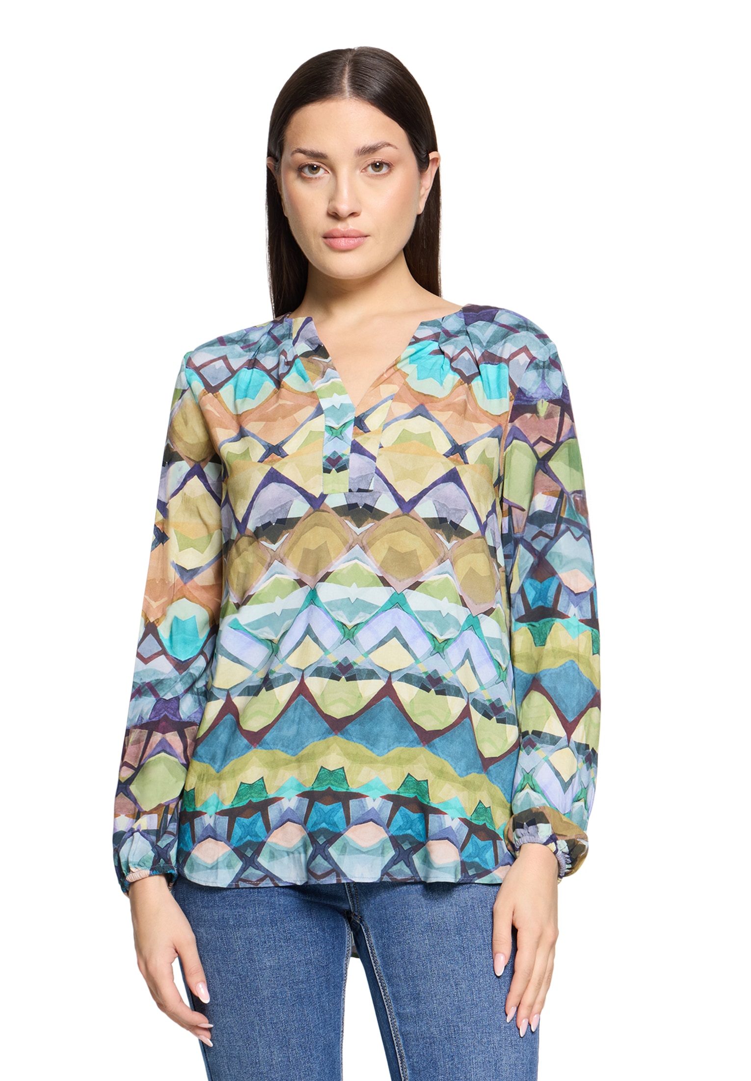 Cartoon Klassische Bluse »Casual-Bluse mit Muster«