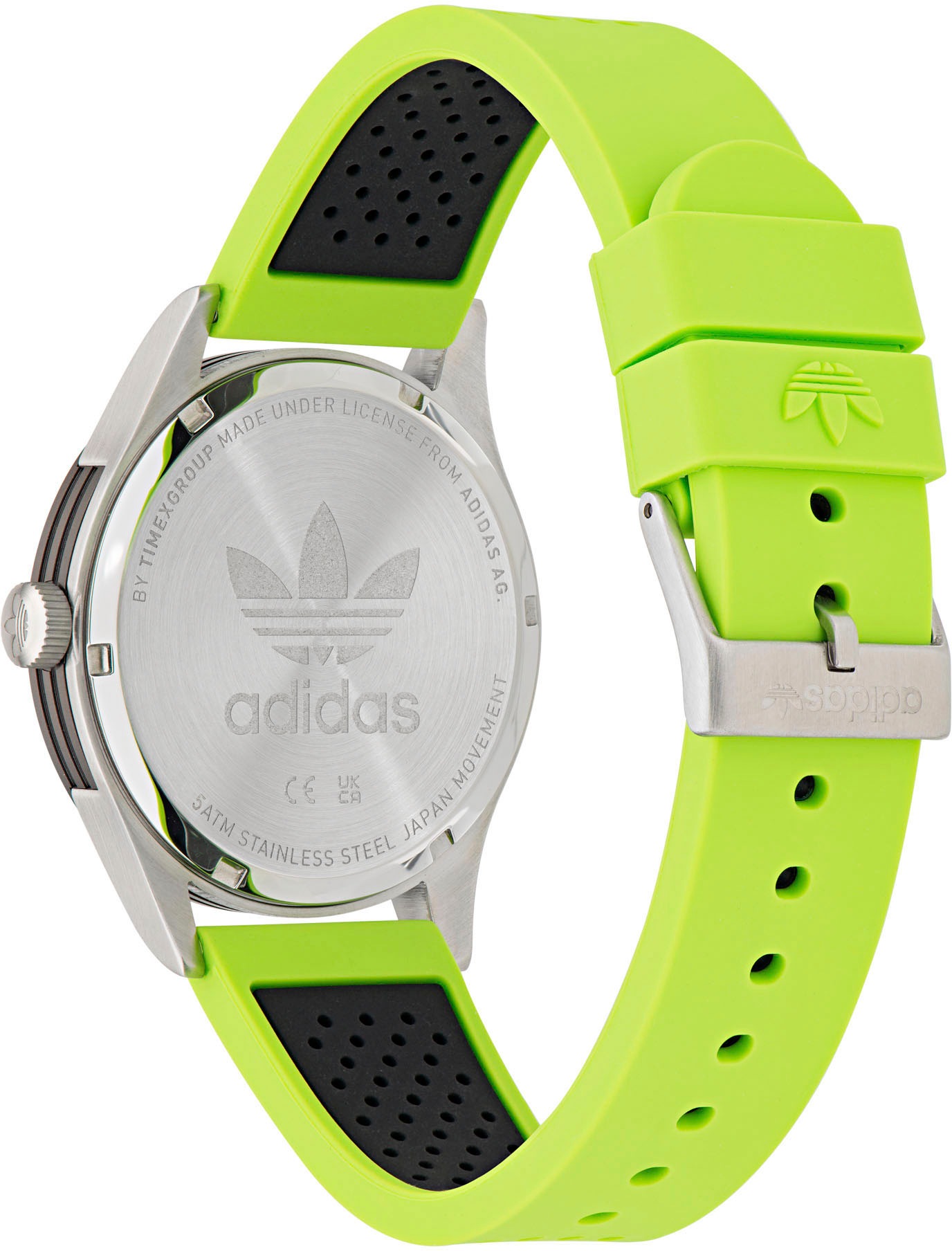 adidas Originals Quarzuhr »CODE THREE«, Armbanduhr, Damenuhr, Herrenuhr, Silikonarmband